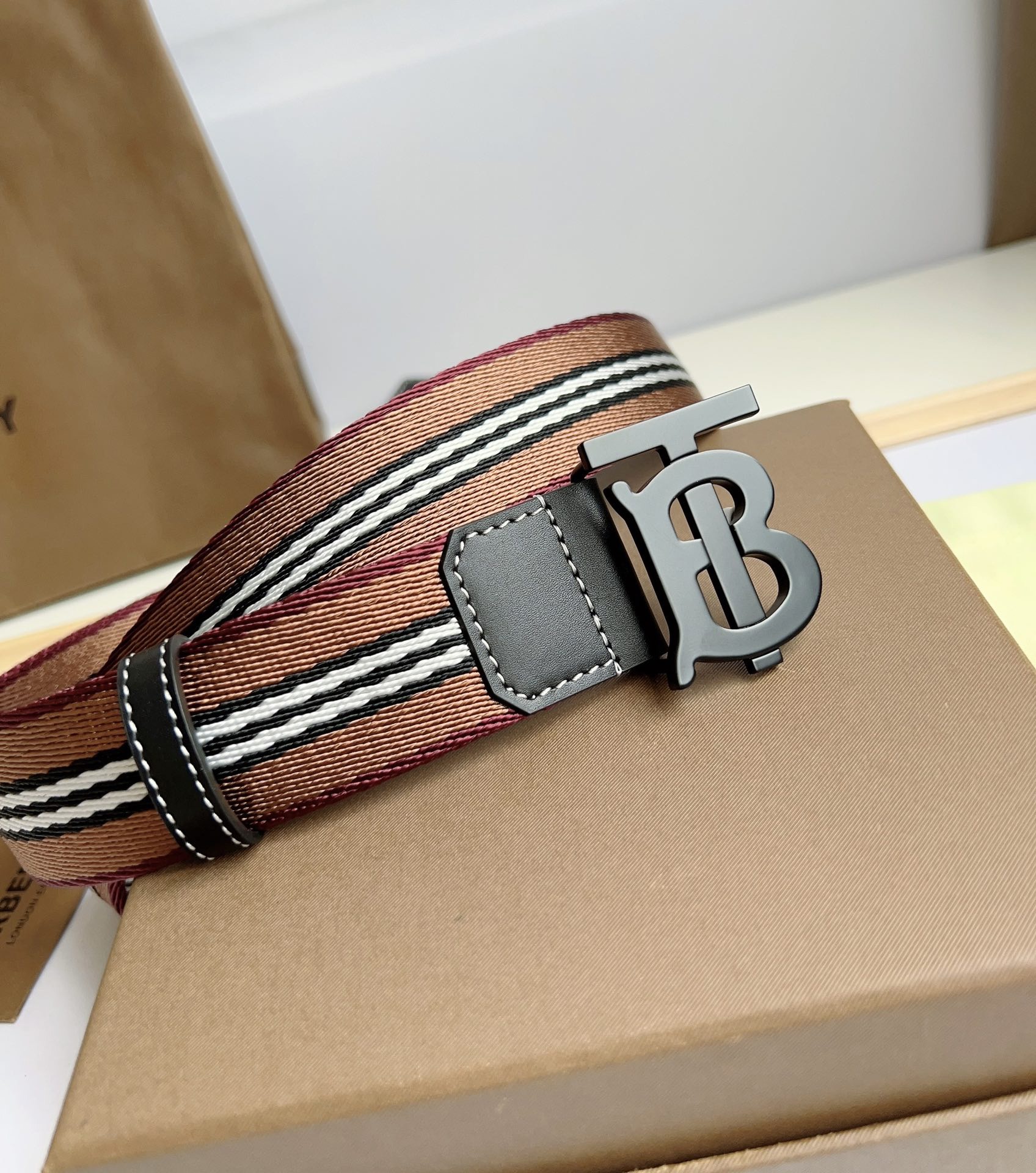 B.urberrry Belts Top Quality 35MM