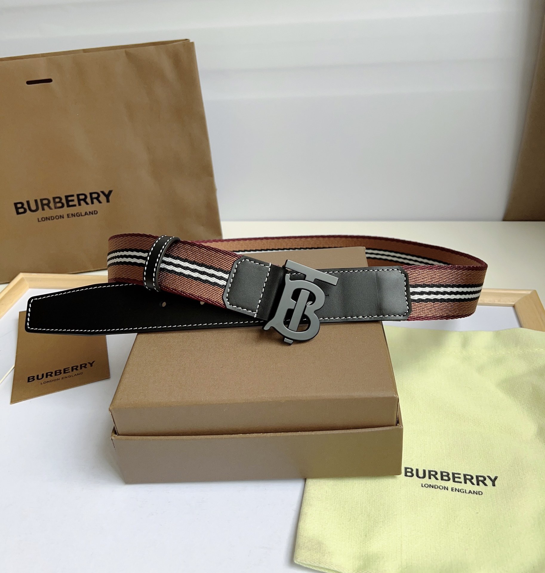 B.urberrry Belts Top Quality 35MM