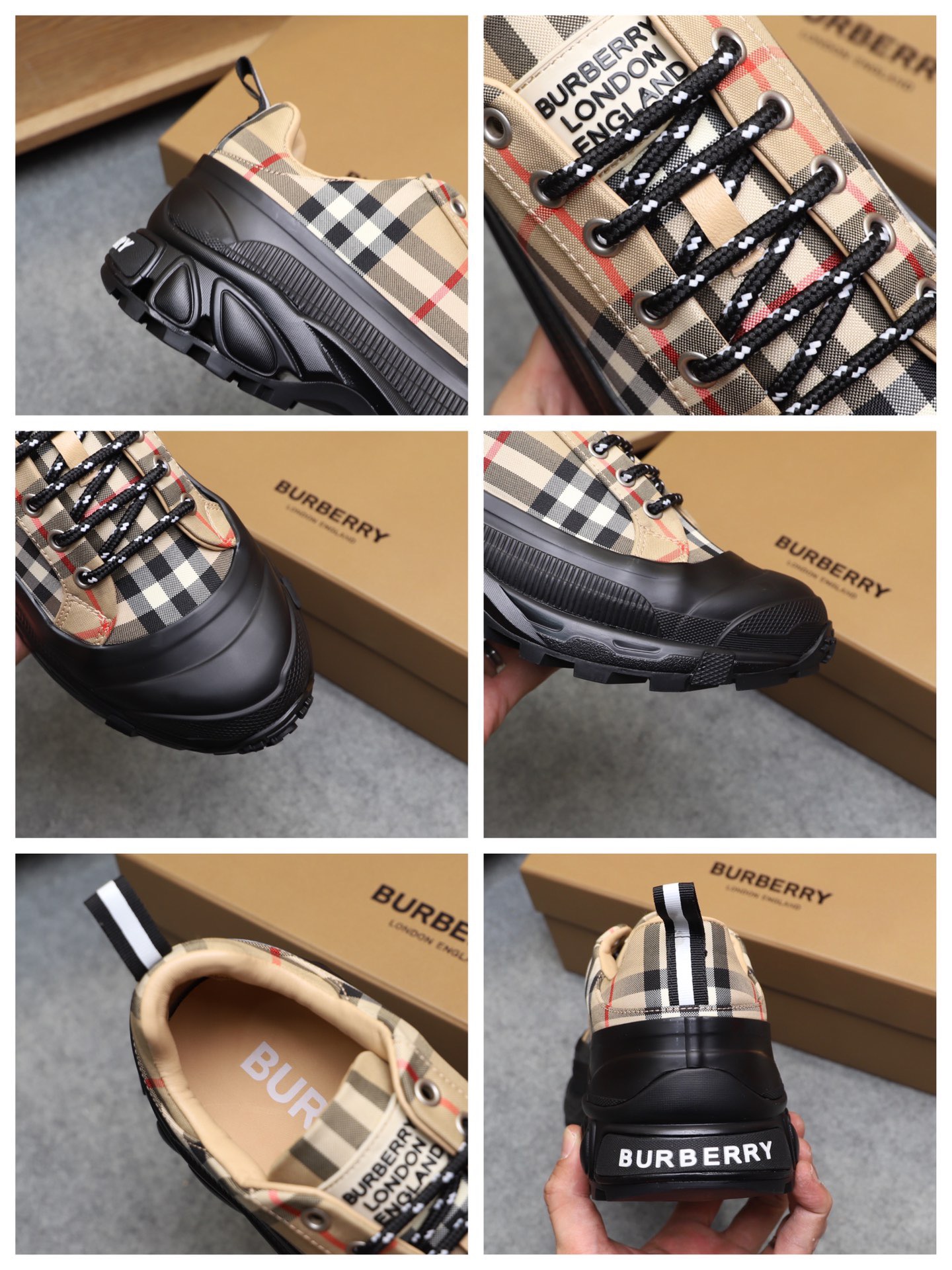 Men B*urberry Top Sneaker Maikesneakers