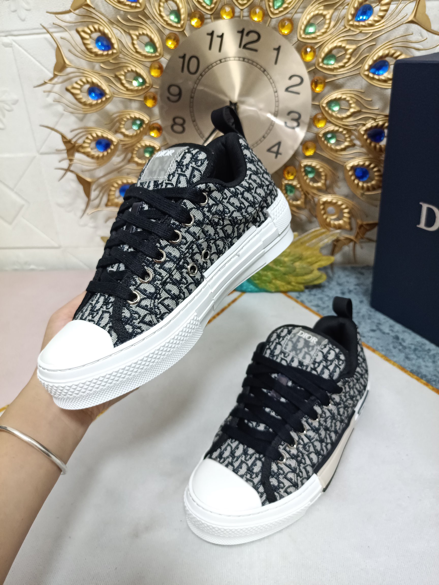 Men Women D*ior Top Sneaker