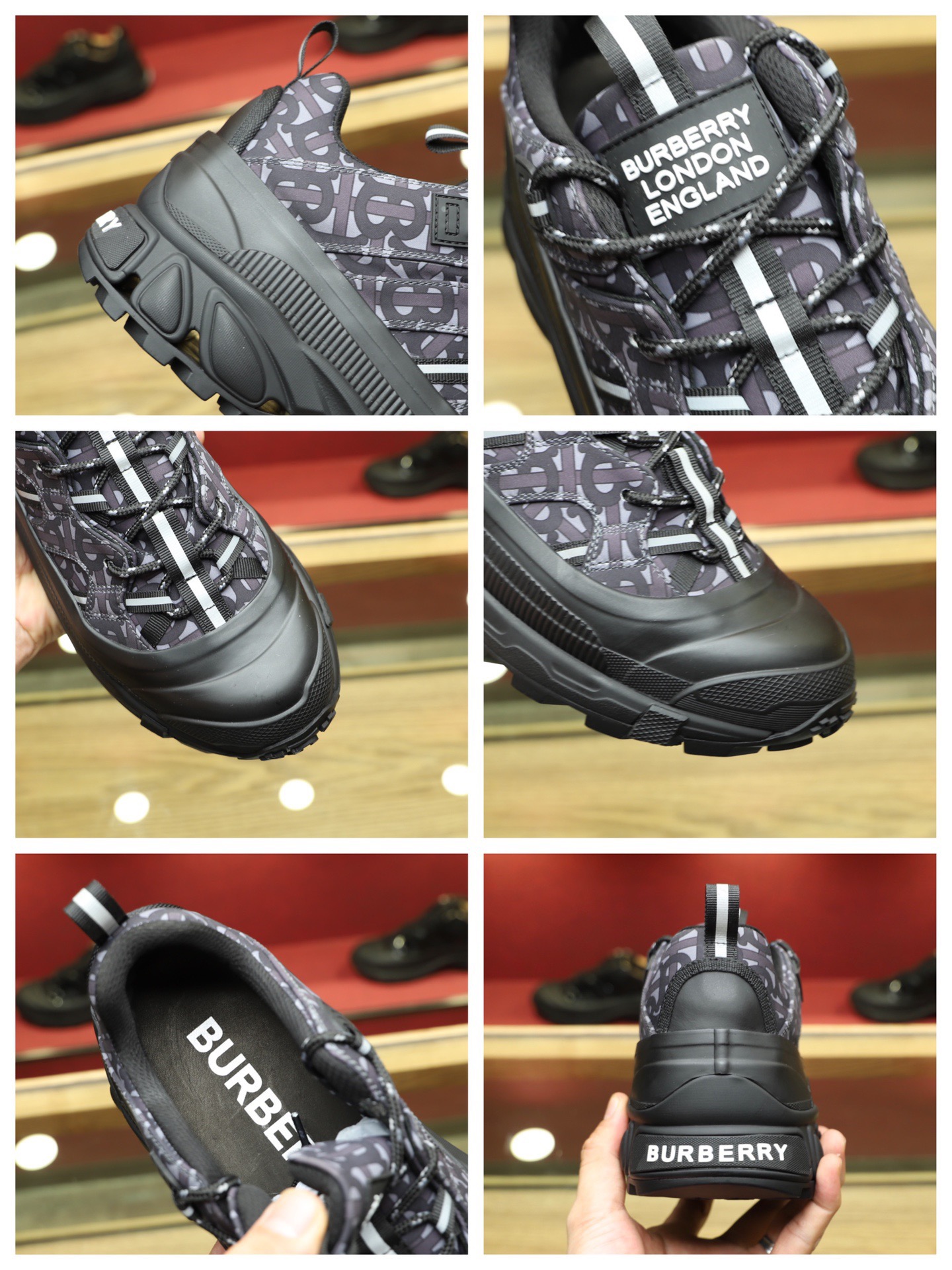 Men B*urberry Top Sneaker Maikesneakers