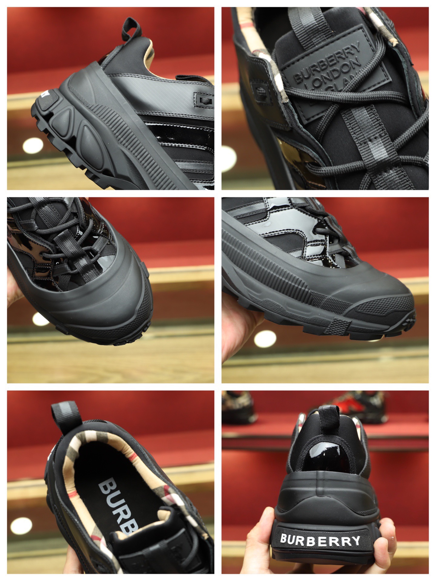 Men B*urberry Top Sneaker Maikesneakers