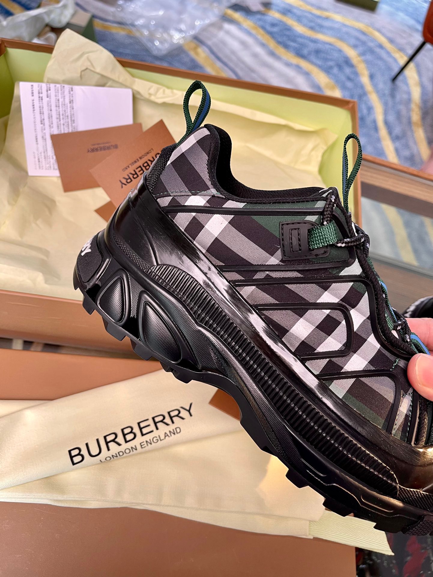 Men B*urberry Top Sneaker Maikesneakers