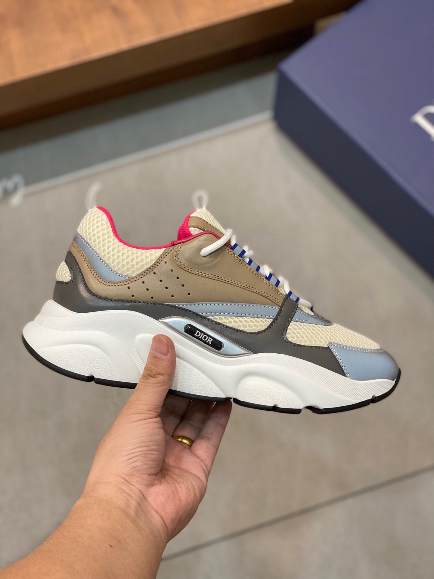 Men D*ior Top Sneaker