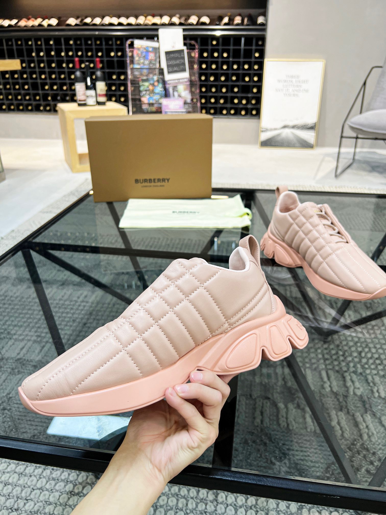 Men B*urberry Top Sneaker