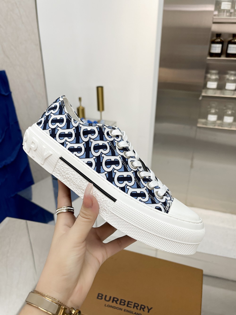 Men B*urberry Top Sneaker