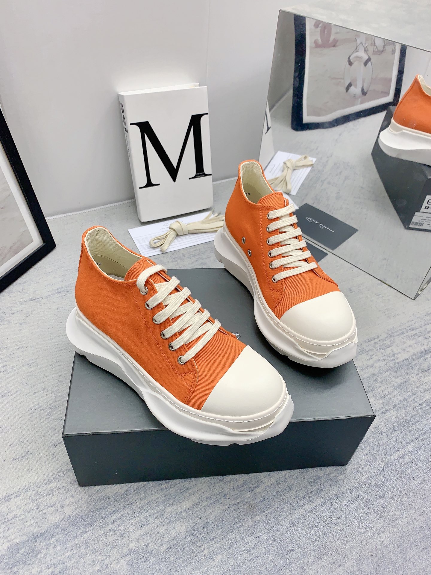 Men Women R*ick O*wens Top Sneaker