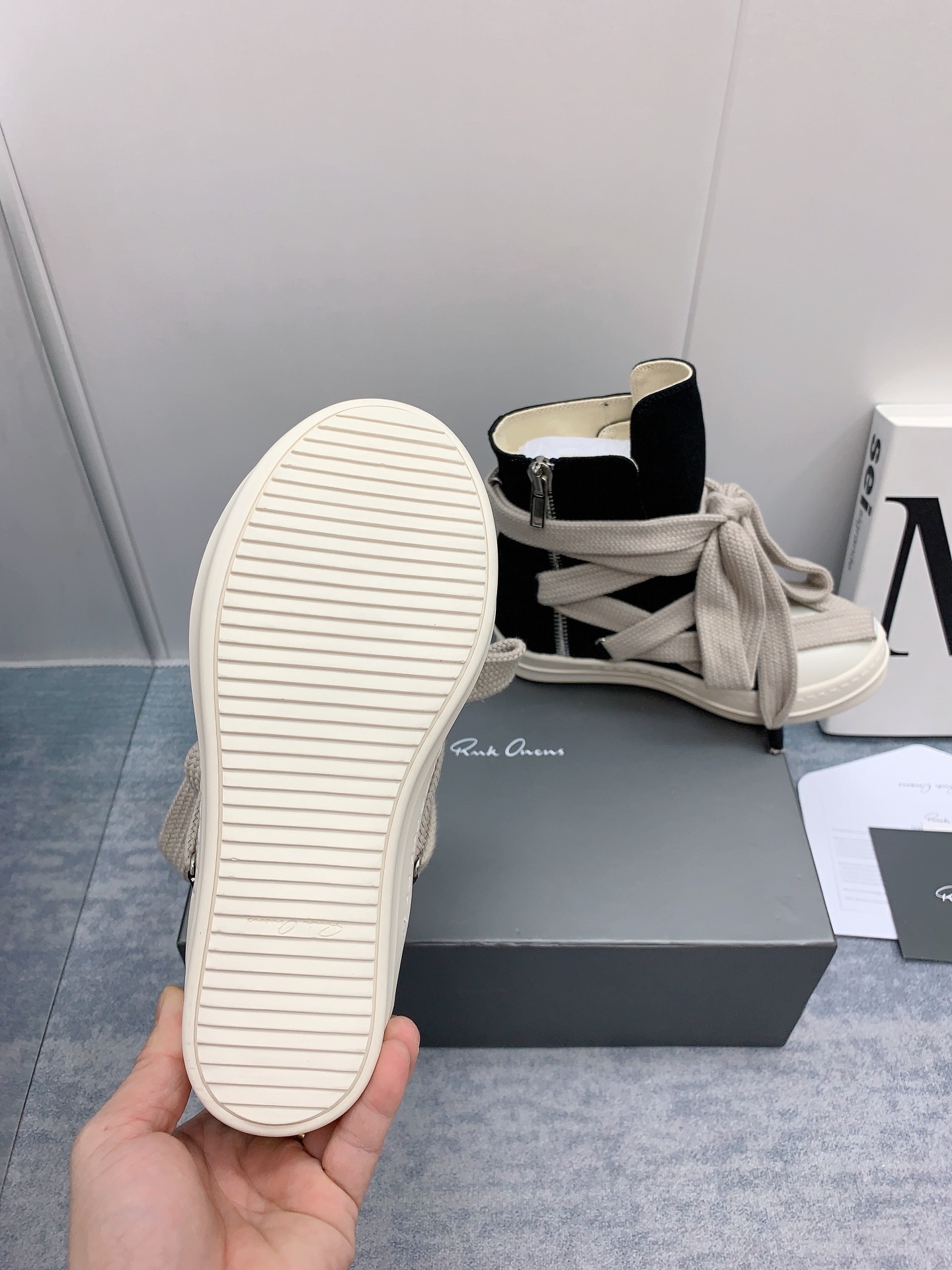 Men Women R*ick O*wens Top Sneaker