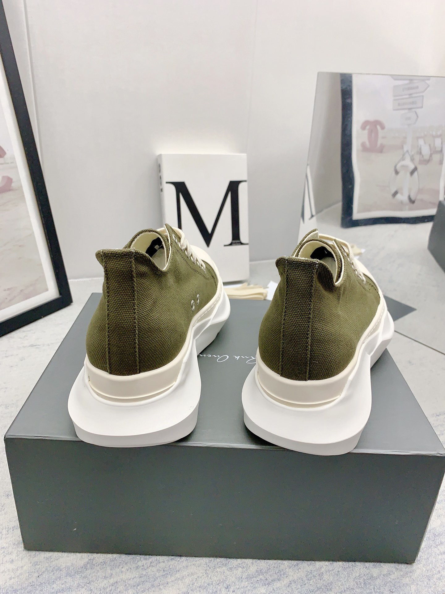 Men Women R*ick O*wens Top Sneaker