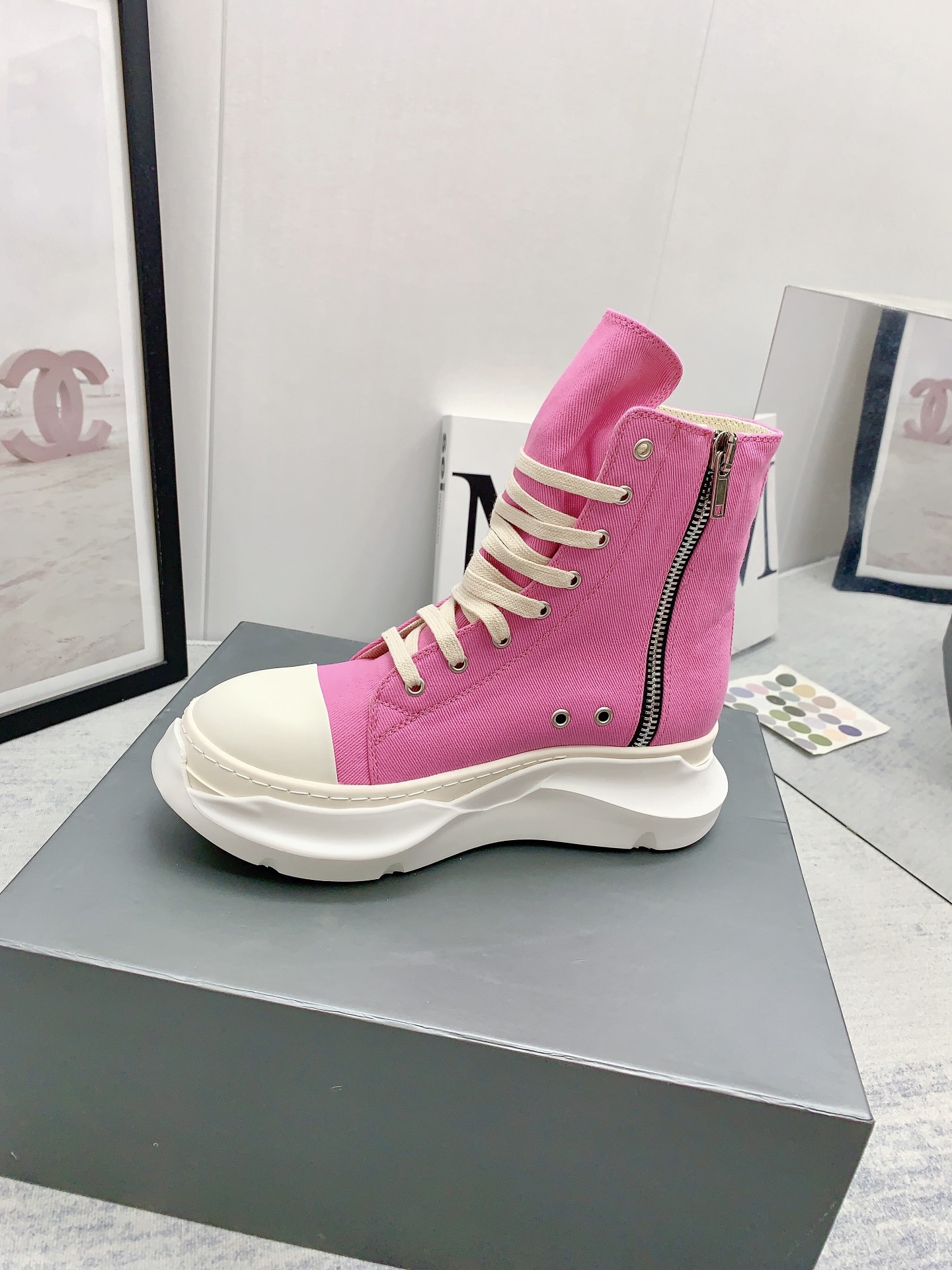 Men Women R*ick O*wens Top Sneaker