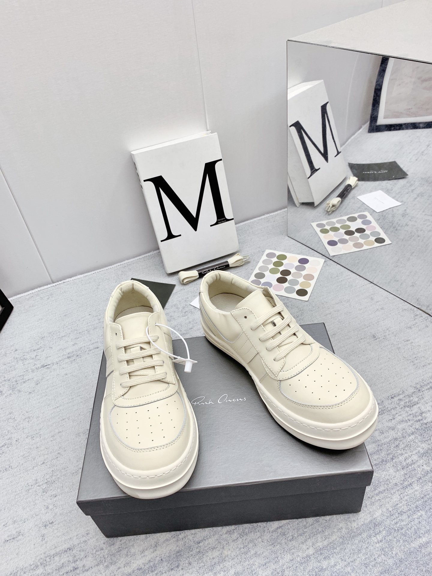 Men Women R*ick O*wens Top Sneaker