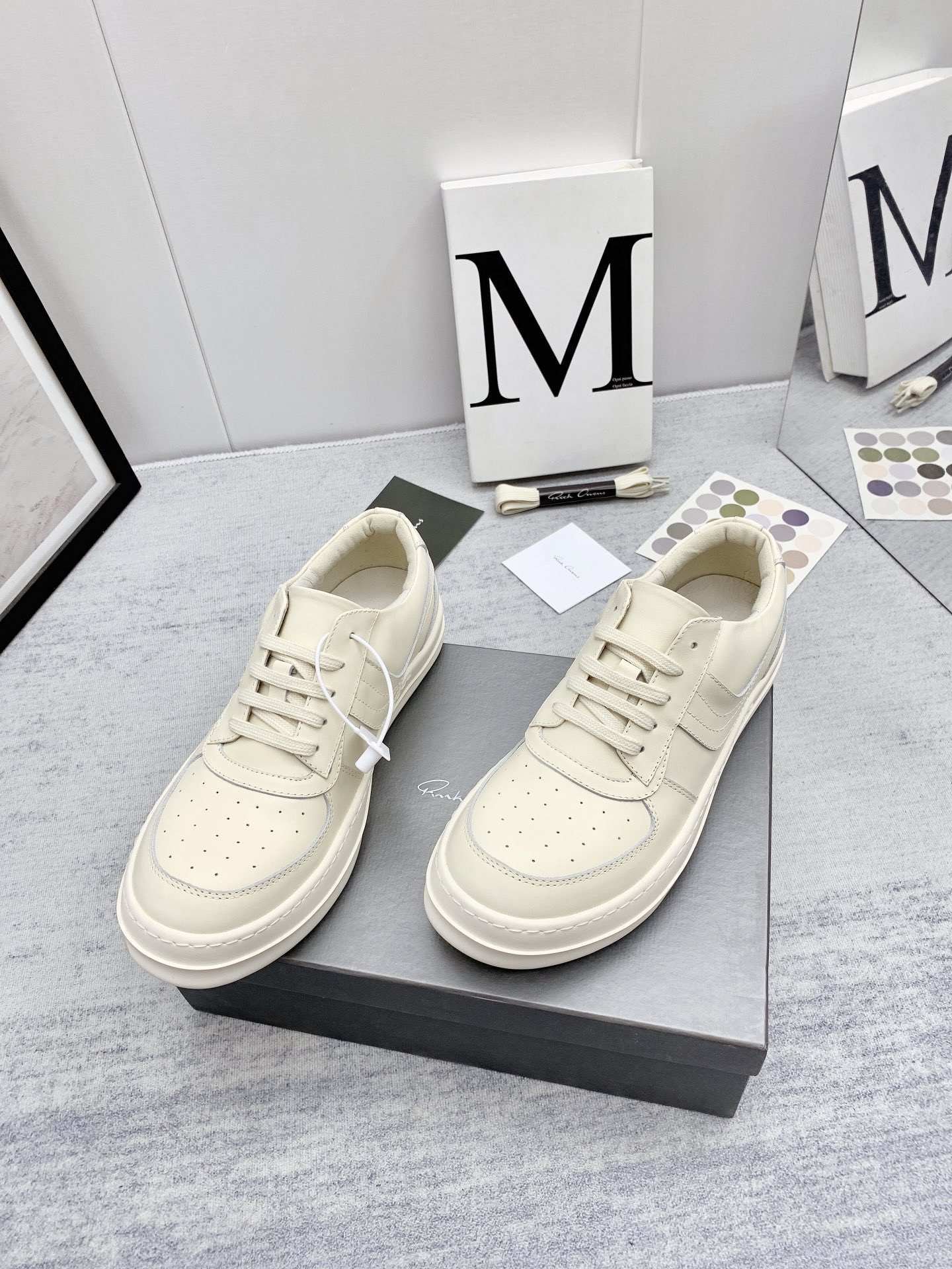 Men Women R*ick O*wens Top Sneaker