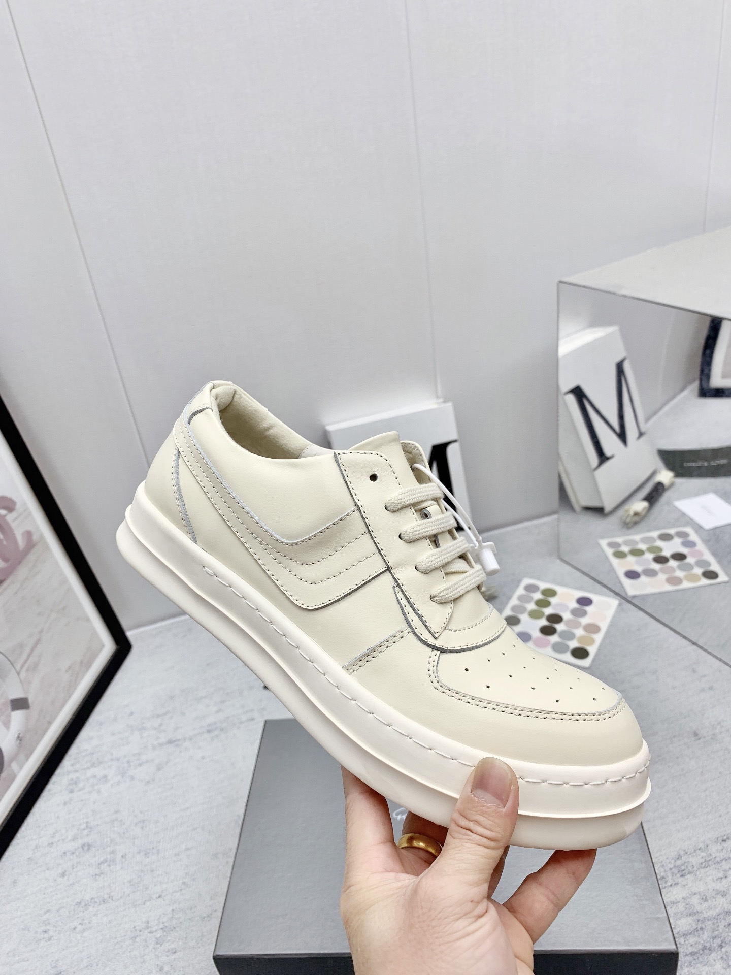 Men Women R*ick O*wens Top Sneaker