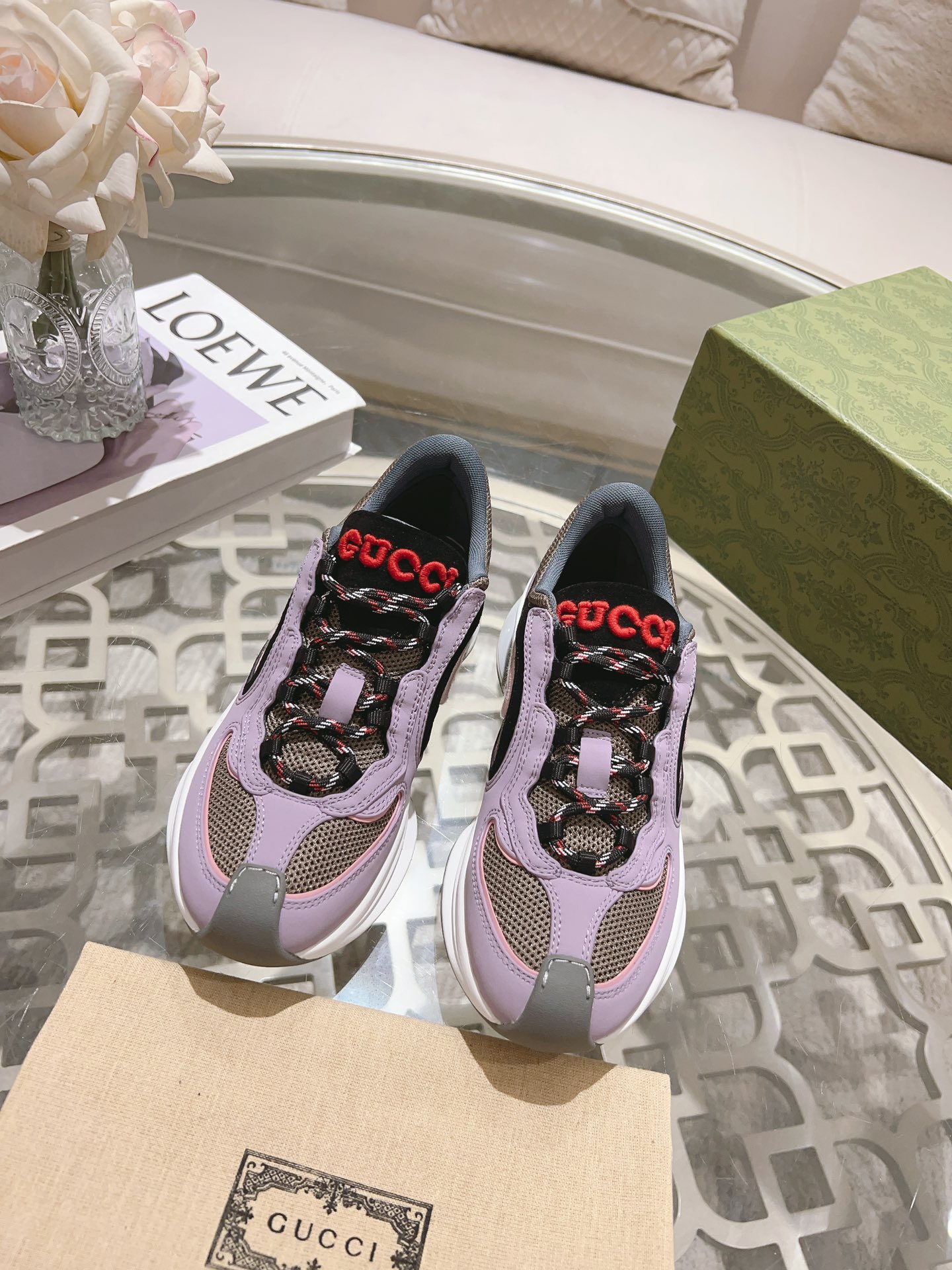 Men Women G*ucci Top Sneaker
