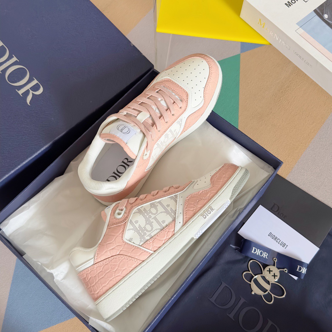 Men Women D*ior Top Sneaker