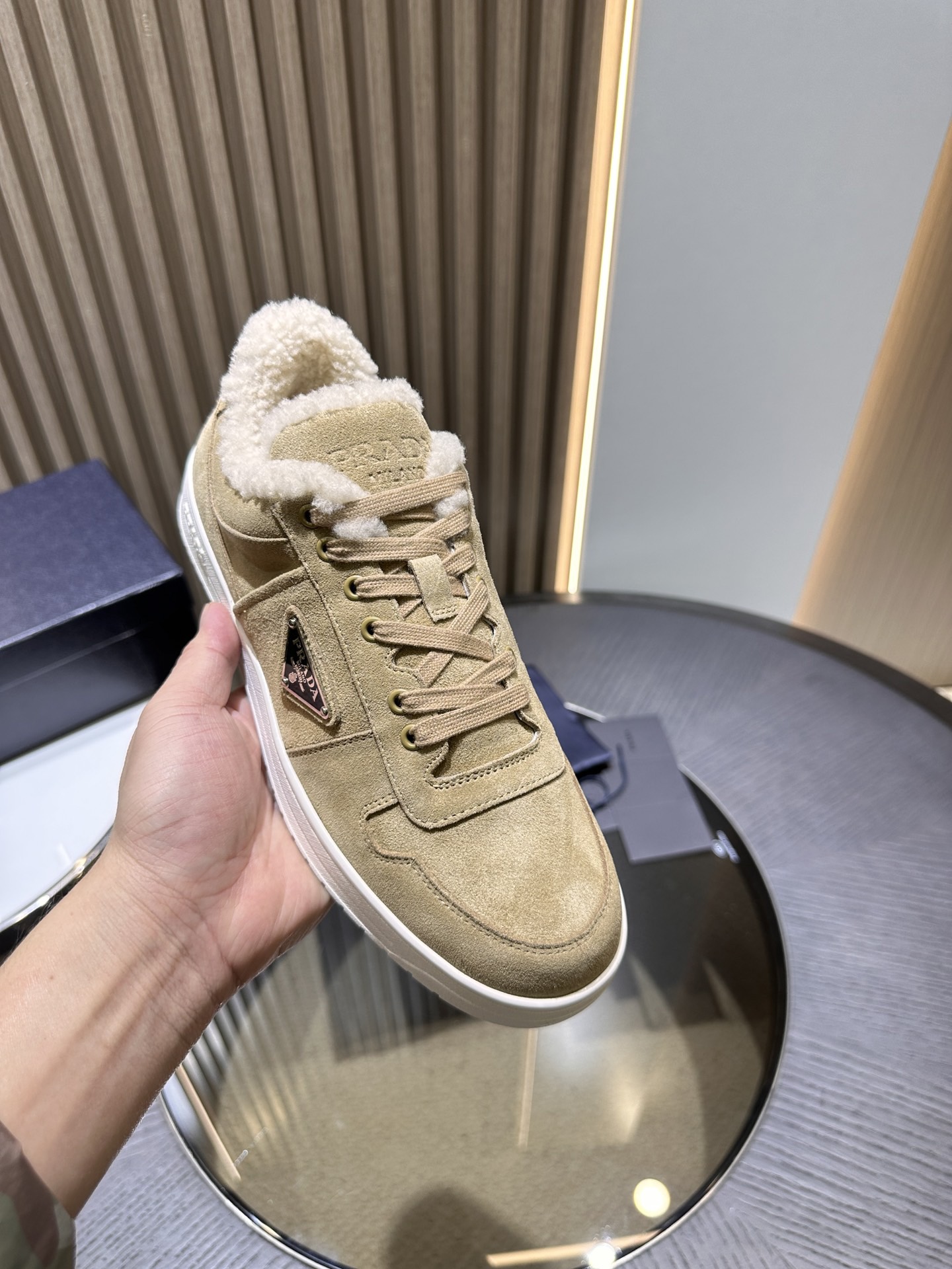 Men P*rada Top Sneaker