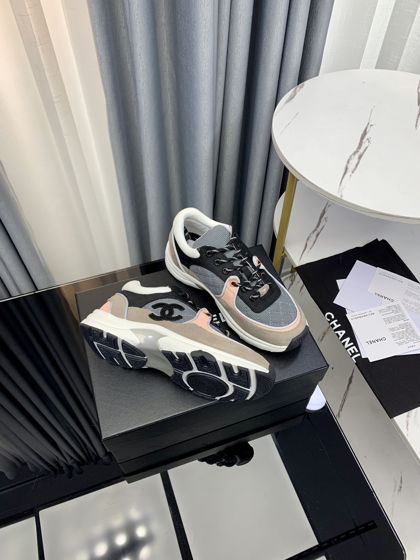 Men Women C*hanel Top Sneaker