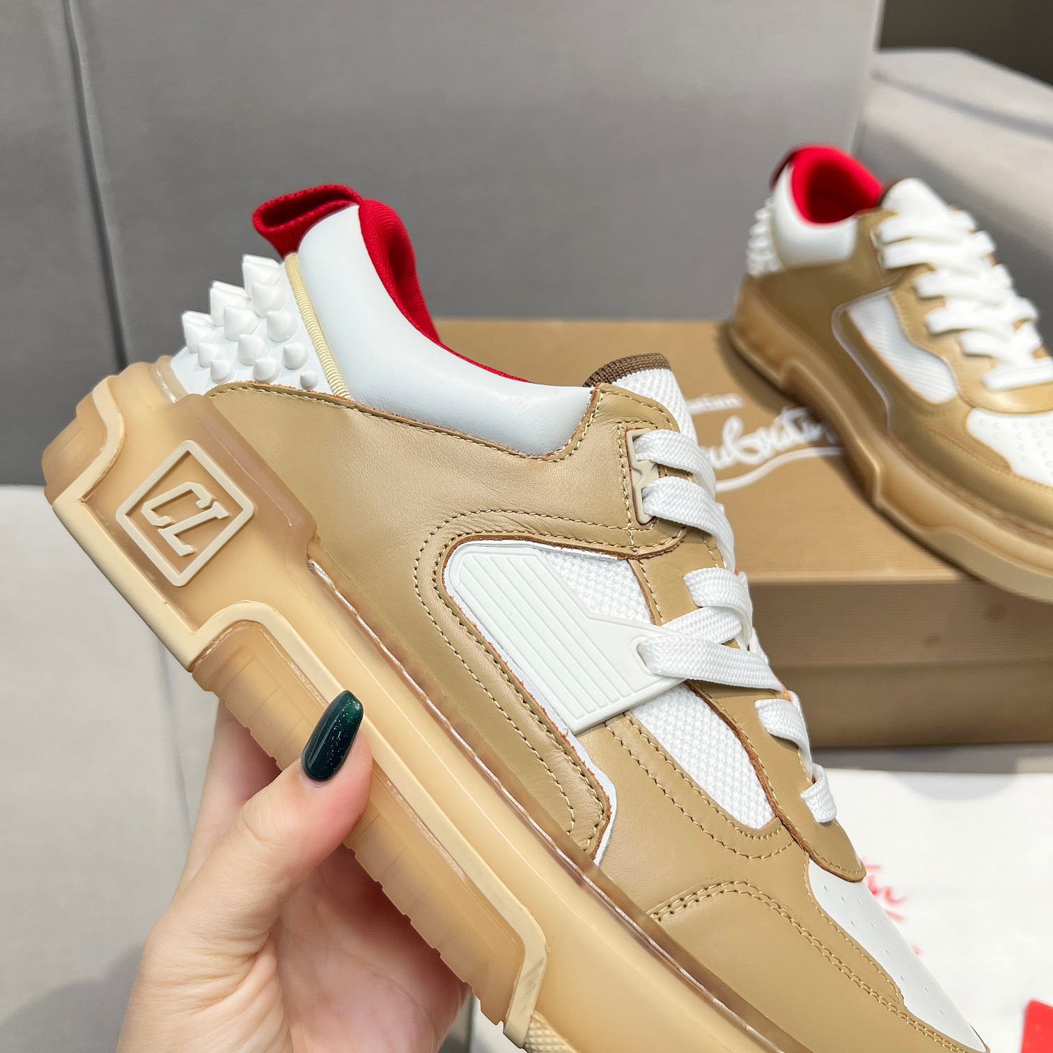 C*hristian ·Louboutin men women TOP sneakers