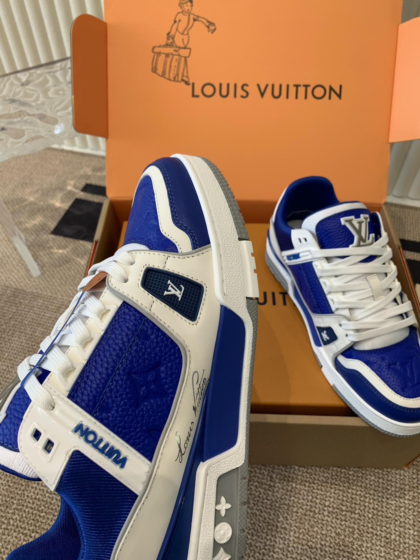 Men Women L*ouis V*uitton Top Sneaker L*V Trainer