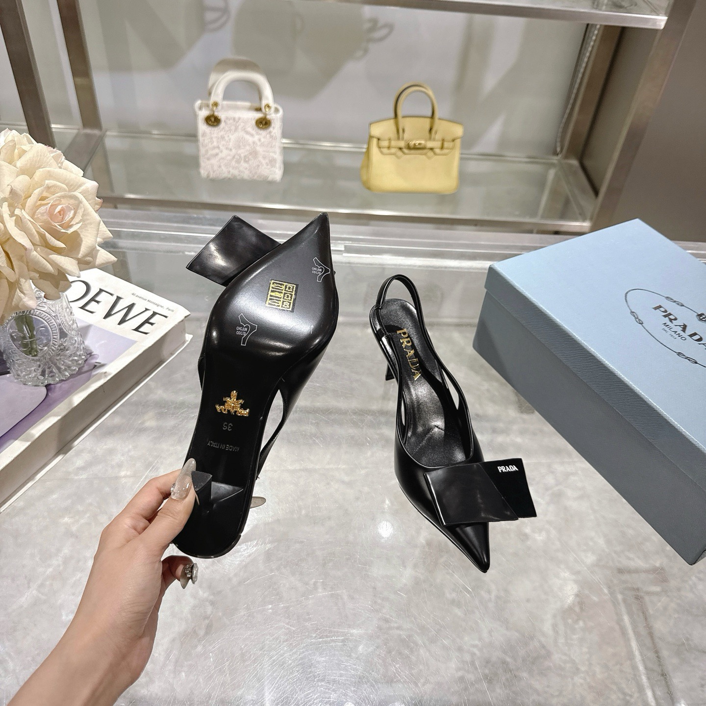 Women P*rada Top Quality Sandals