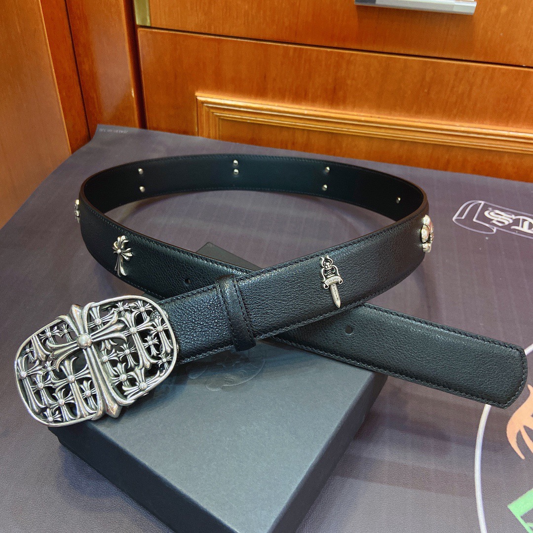 C*hromeH*earts Belts Top Quality 3.8cm