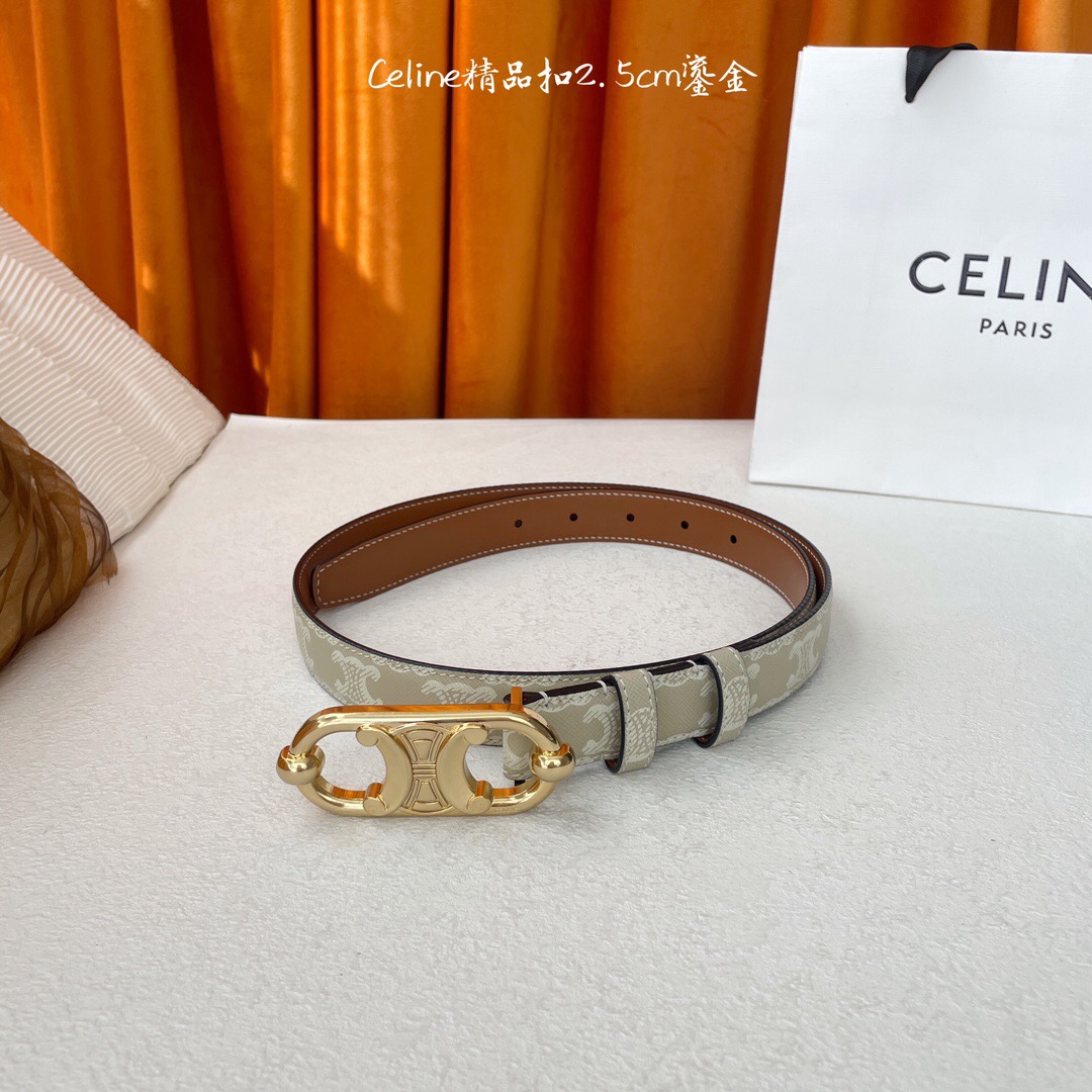 C* eline Belts Top Quality 25MM