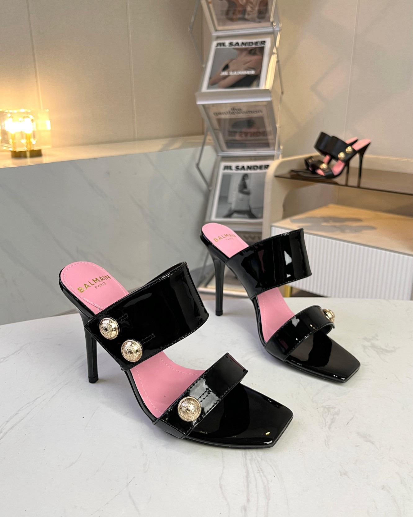 Women Top Quality B*almain shoes 10.5cm