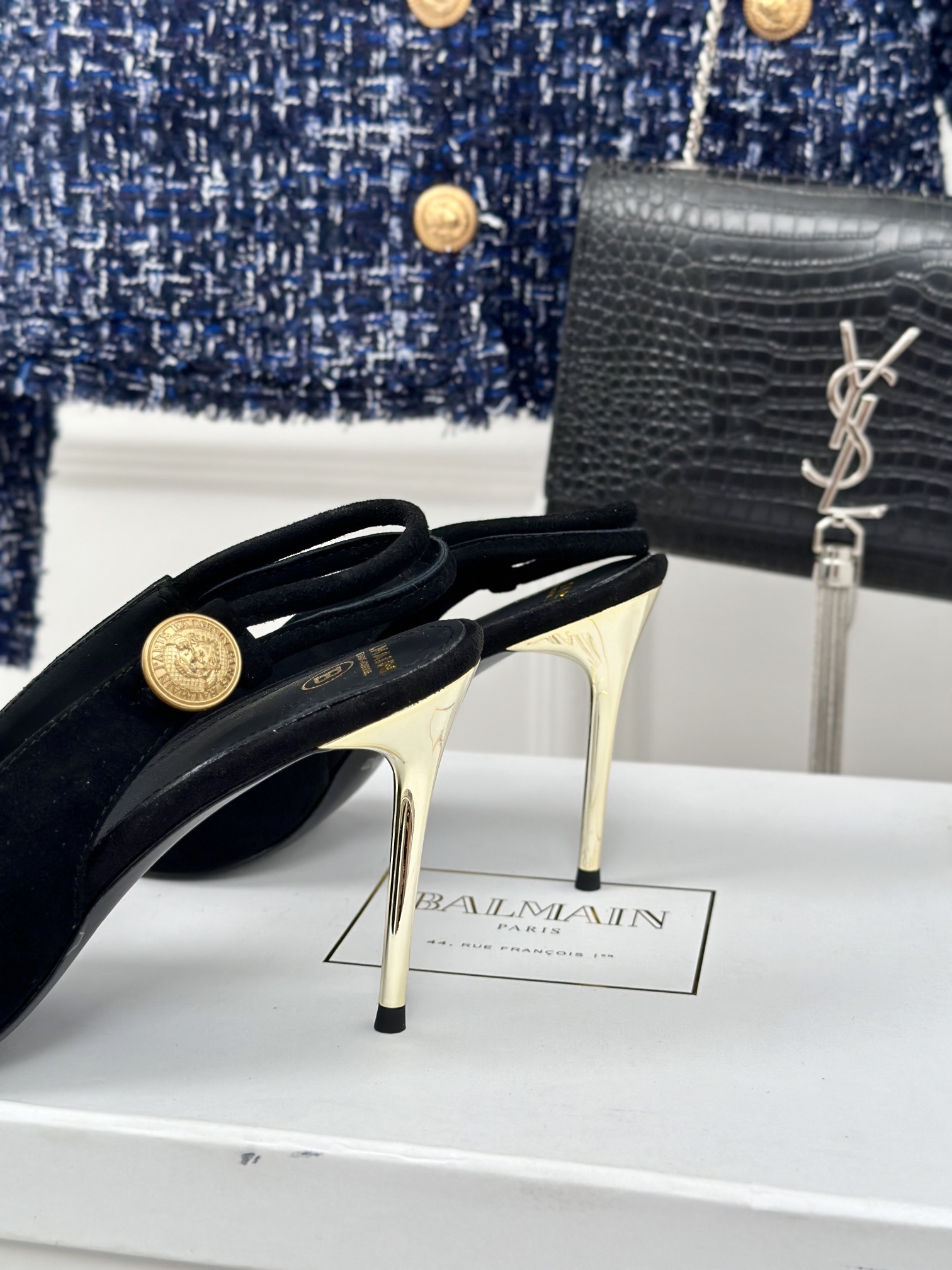 Women Top Quality B*almain shoes 10cm