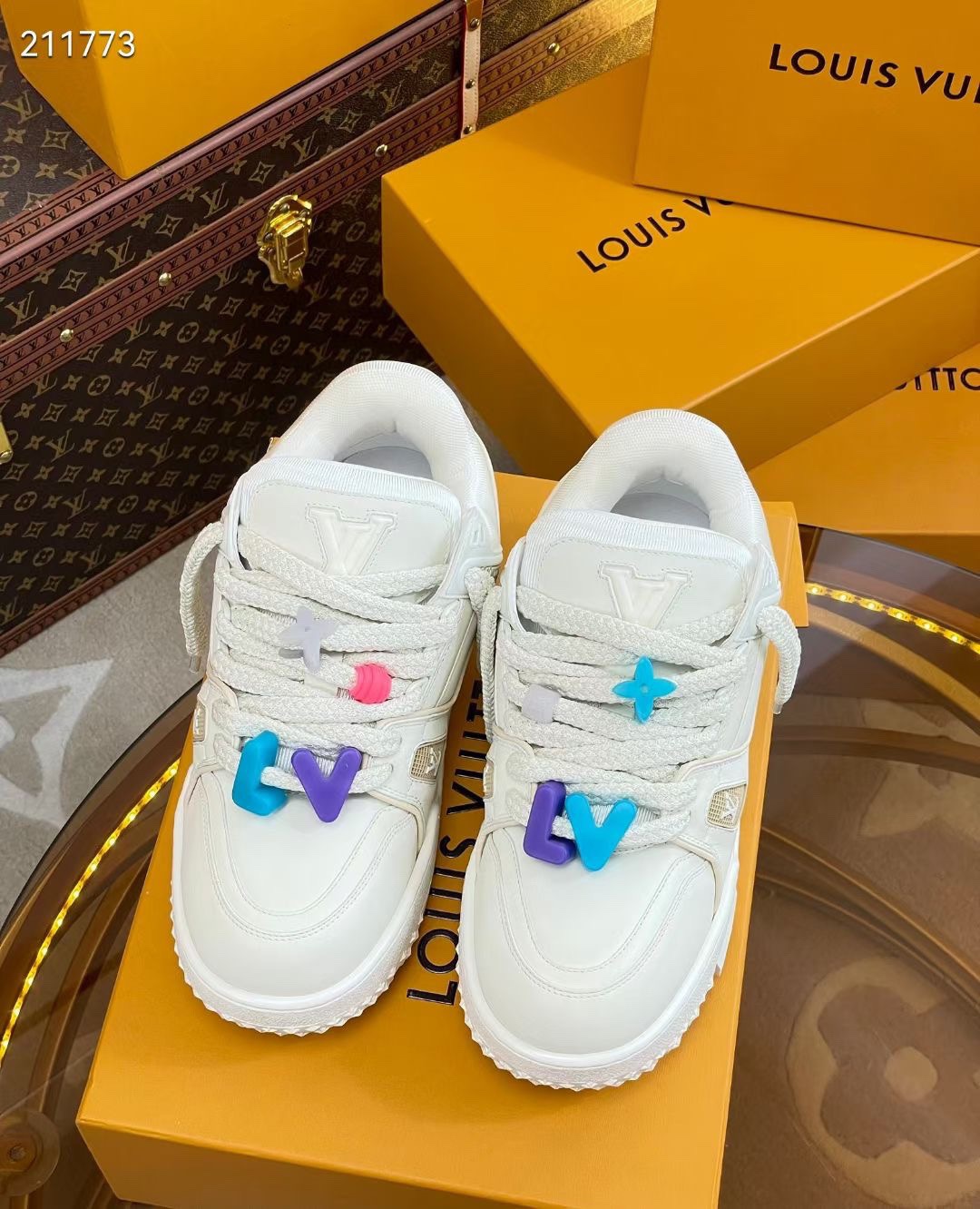 Men Women L*ouis V*uitton Top Sneaker L*V Trainer size 35-46