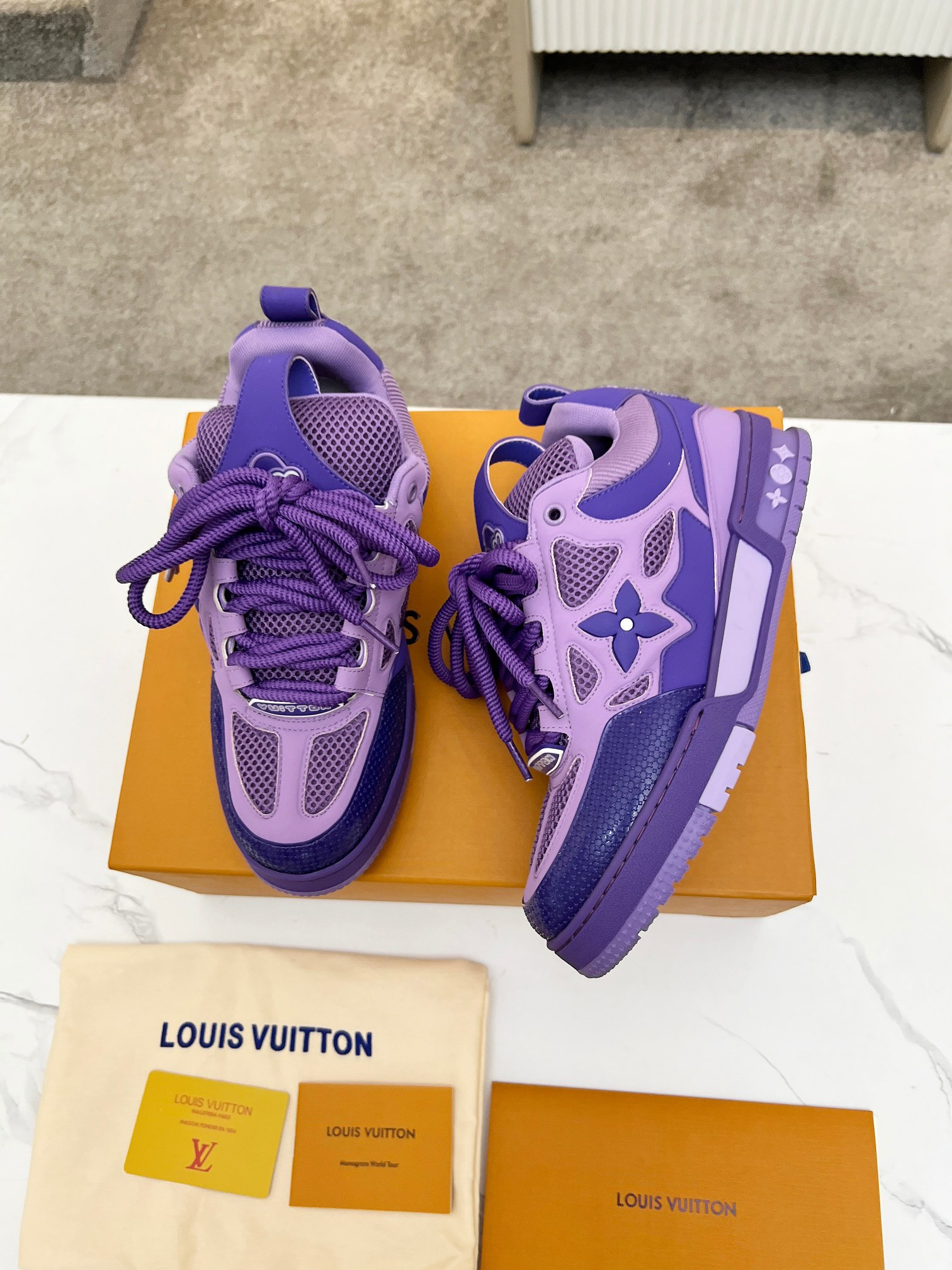 Men Women L*ouis V*uitton Top Sneaker L*V Trainer size 35-46