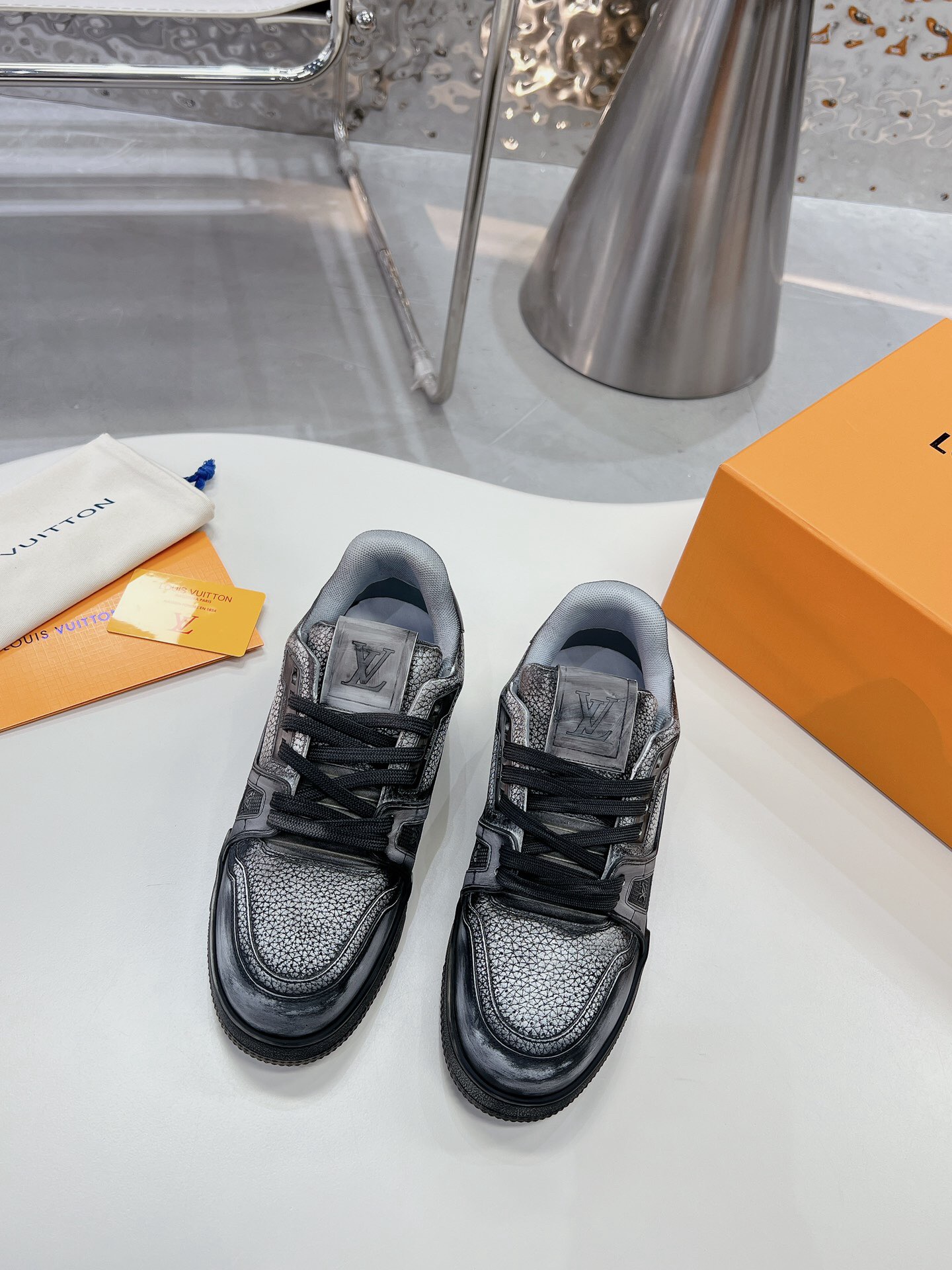 Men Women L*ouis V*uitton Top Sneaker L*V Trainer size 35-46