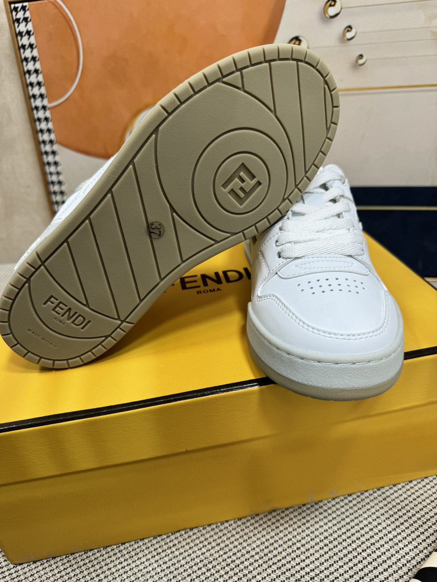 Men Women F*endi Top Sneakers size 35-46
