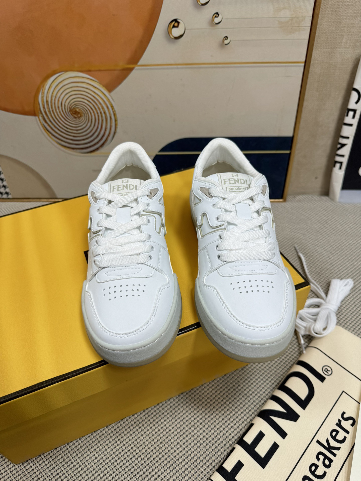 Men Women F*endi Top Sneakers size 35-46