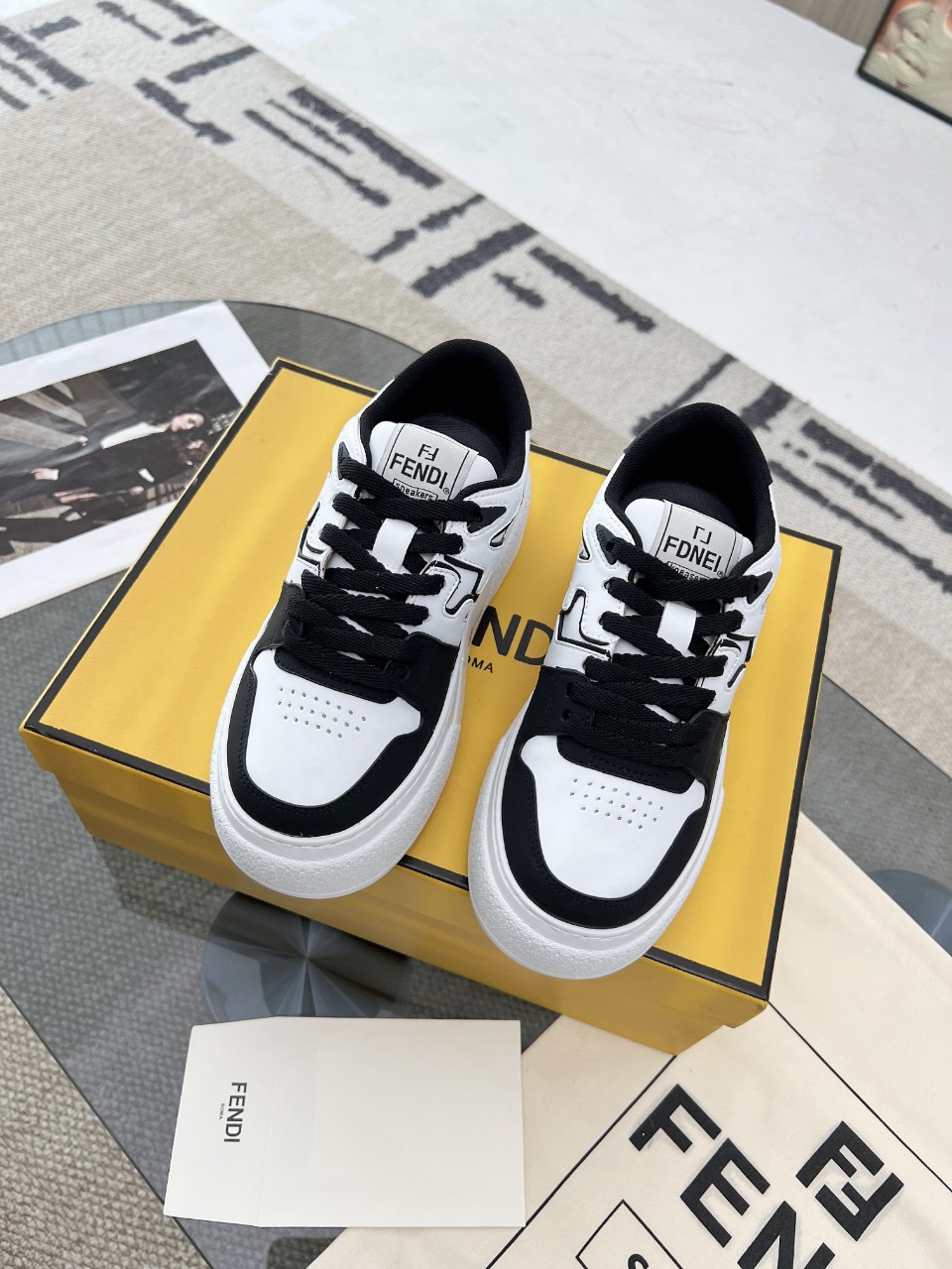 Men Women F*endi Top Sneakers size 35-46