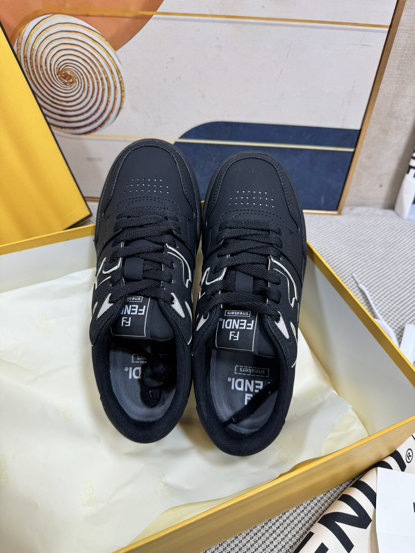 Men Women F*endi Top Sneakers size 35-46