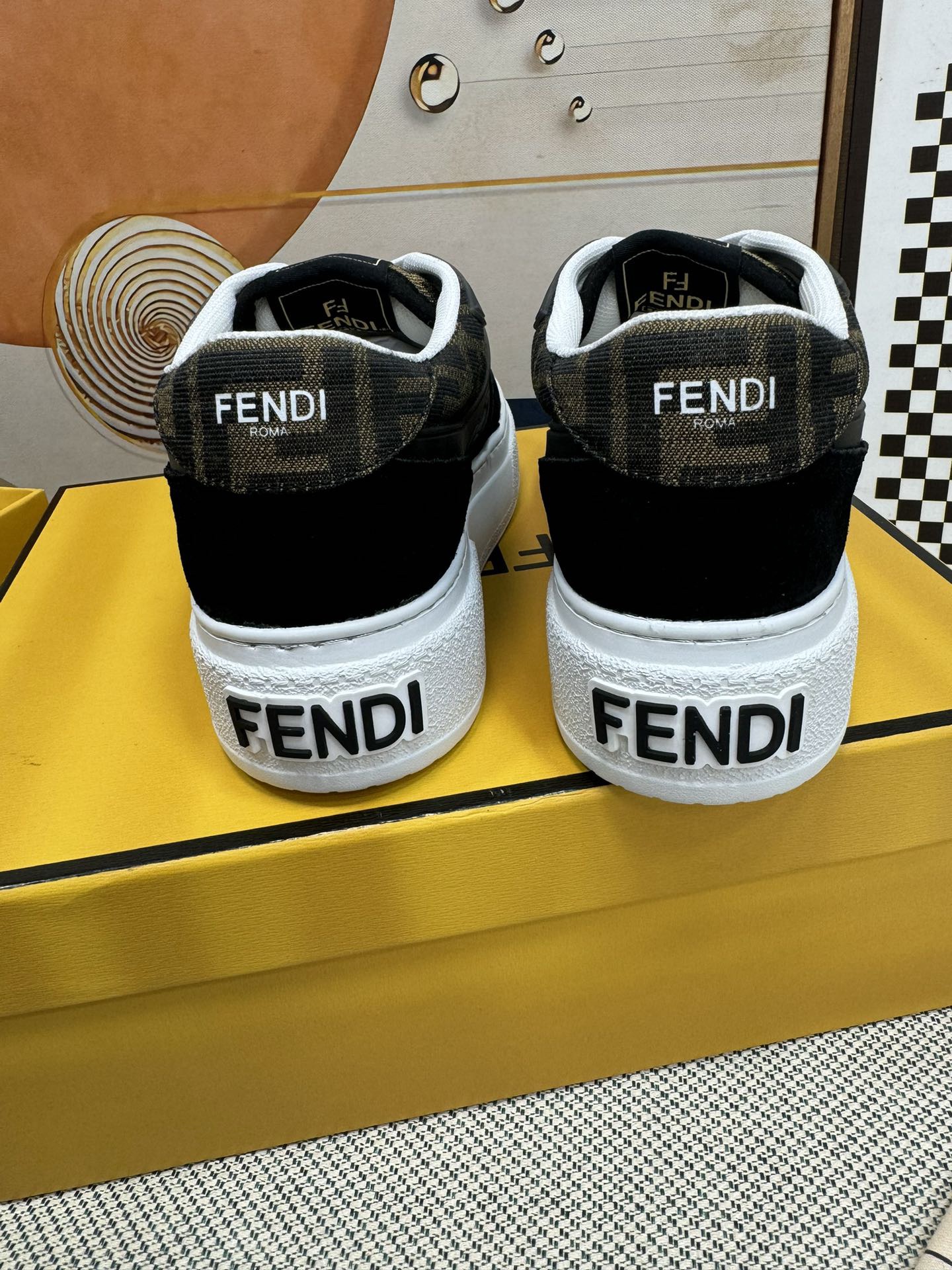 Men Women F*endi Top Sneakers size 35-46