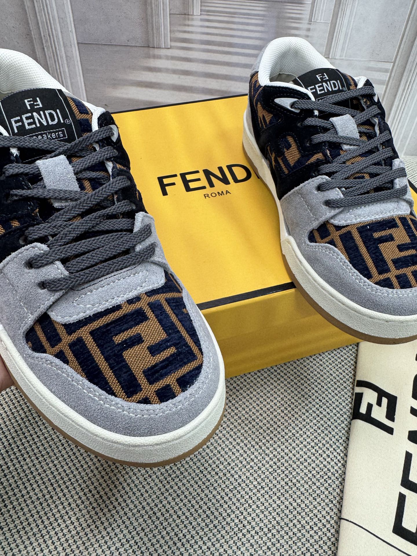 Men Women F*endi Top Sneakers size 35-46