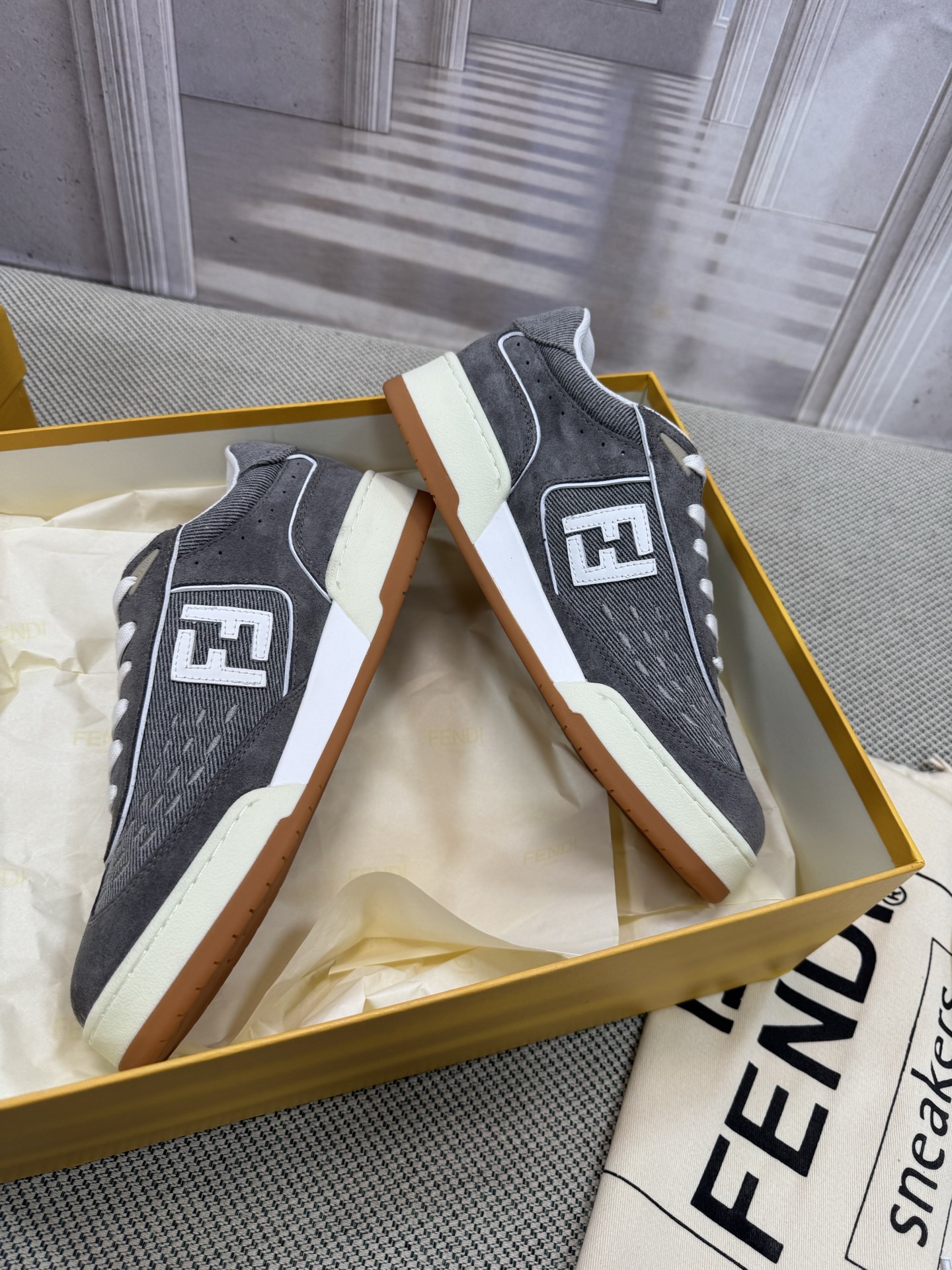 Men Women F*endi Top Sneakers size 35-46