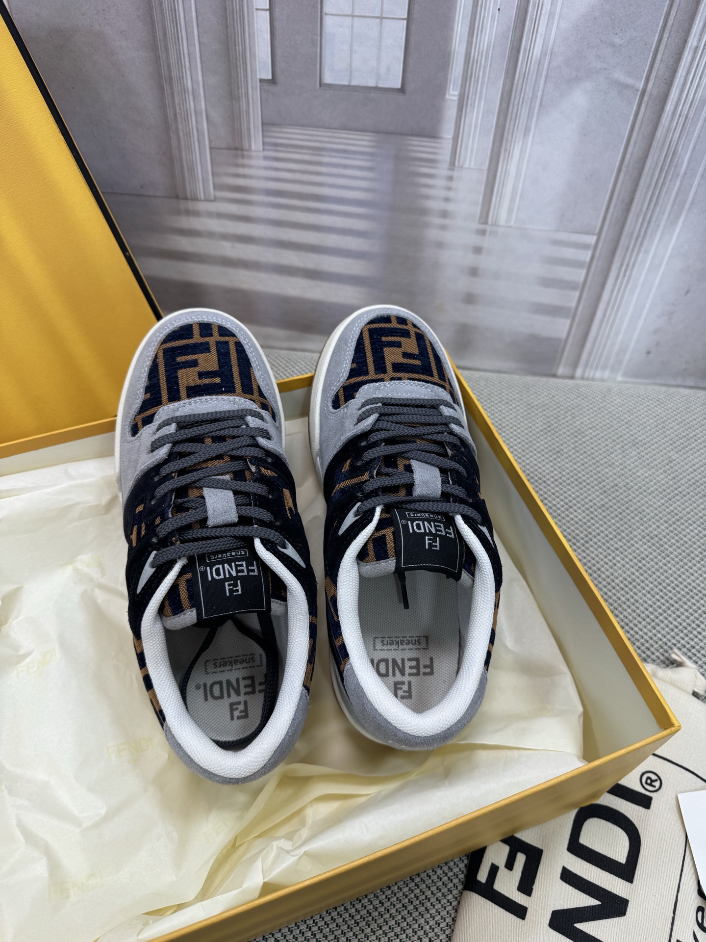 Men Women F*endi Top Sneakers size 35-46