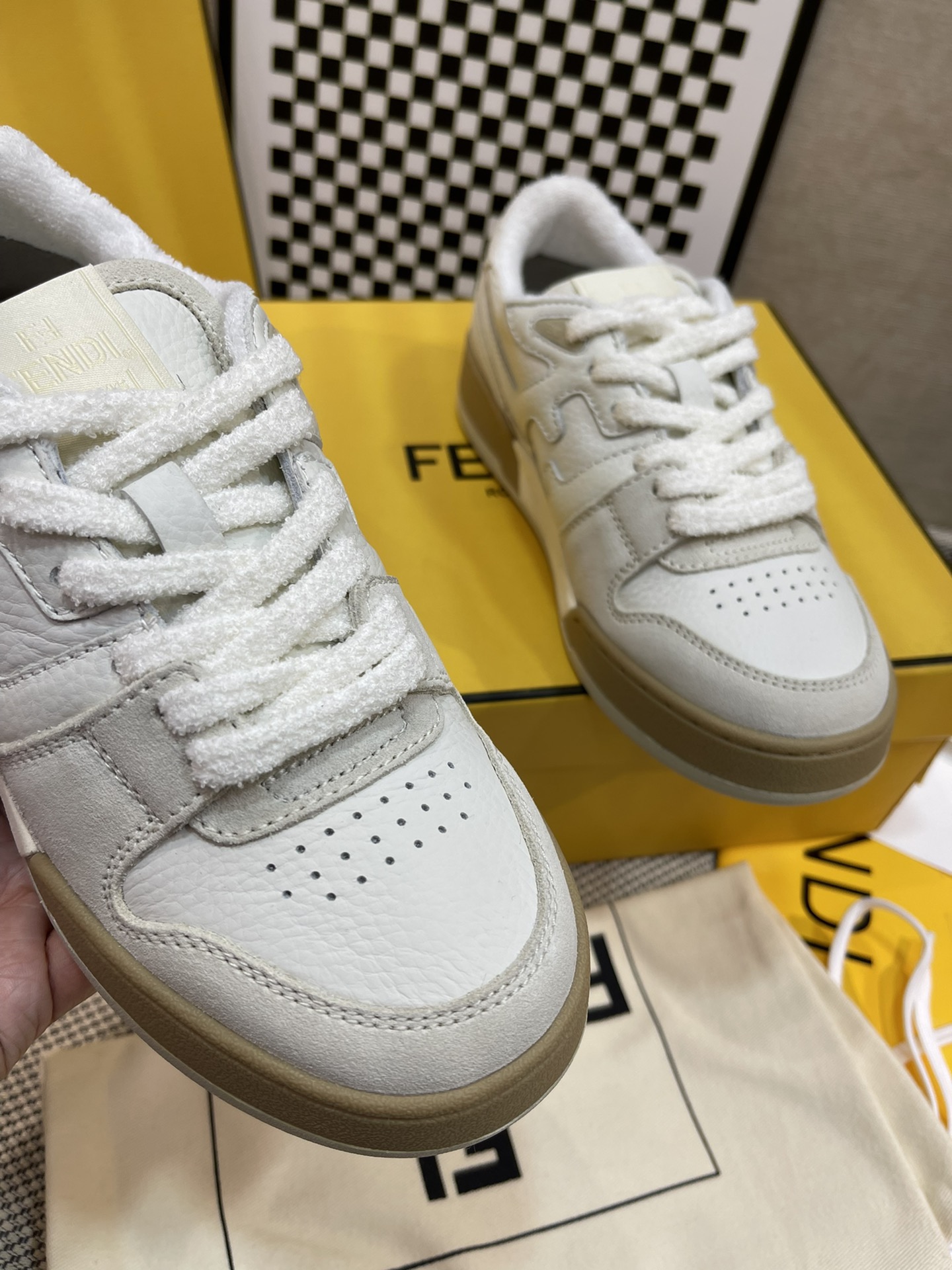 Men Women F*endi Top Sneakers size 35-46