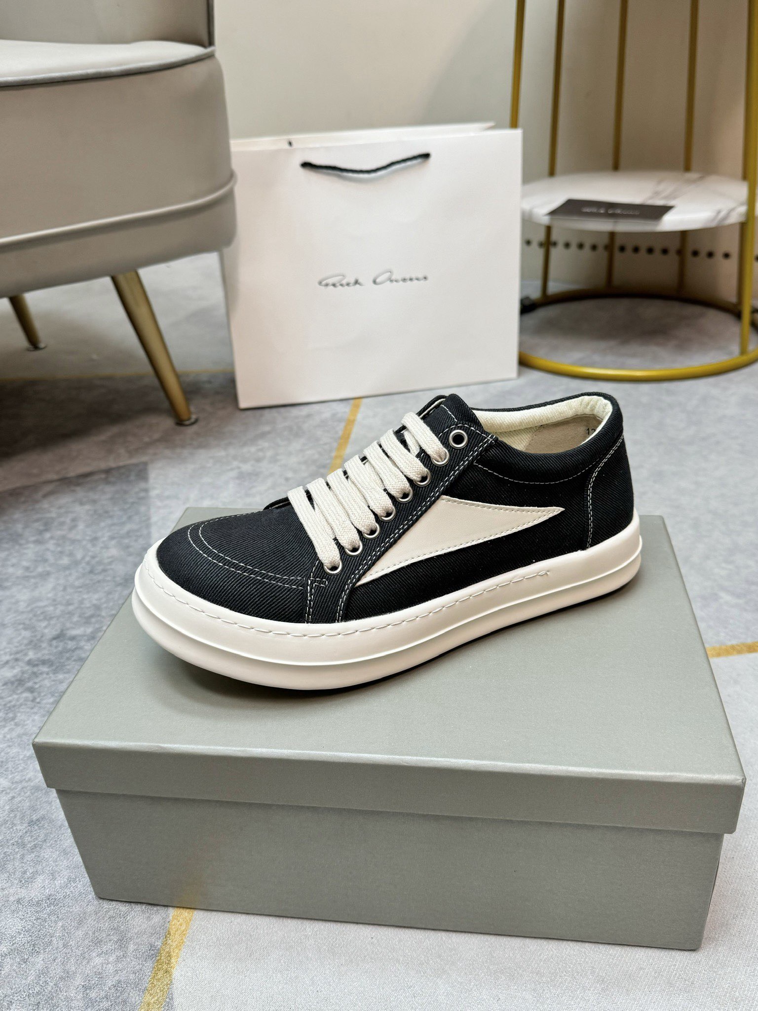 Men Women R*ICK OWENS Top SNEAKERS