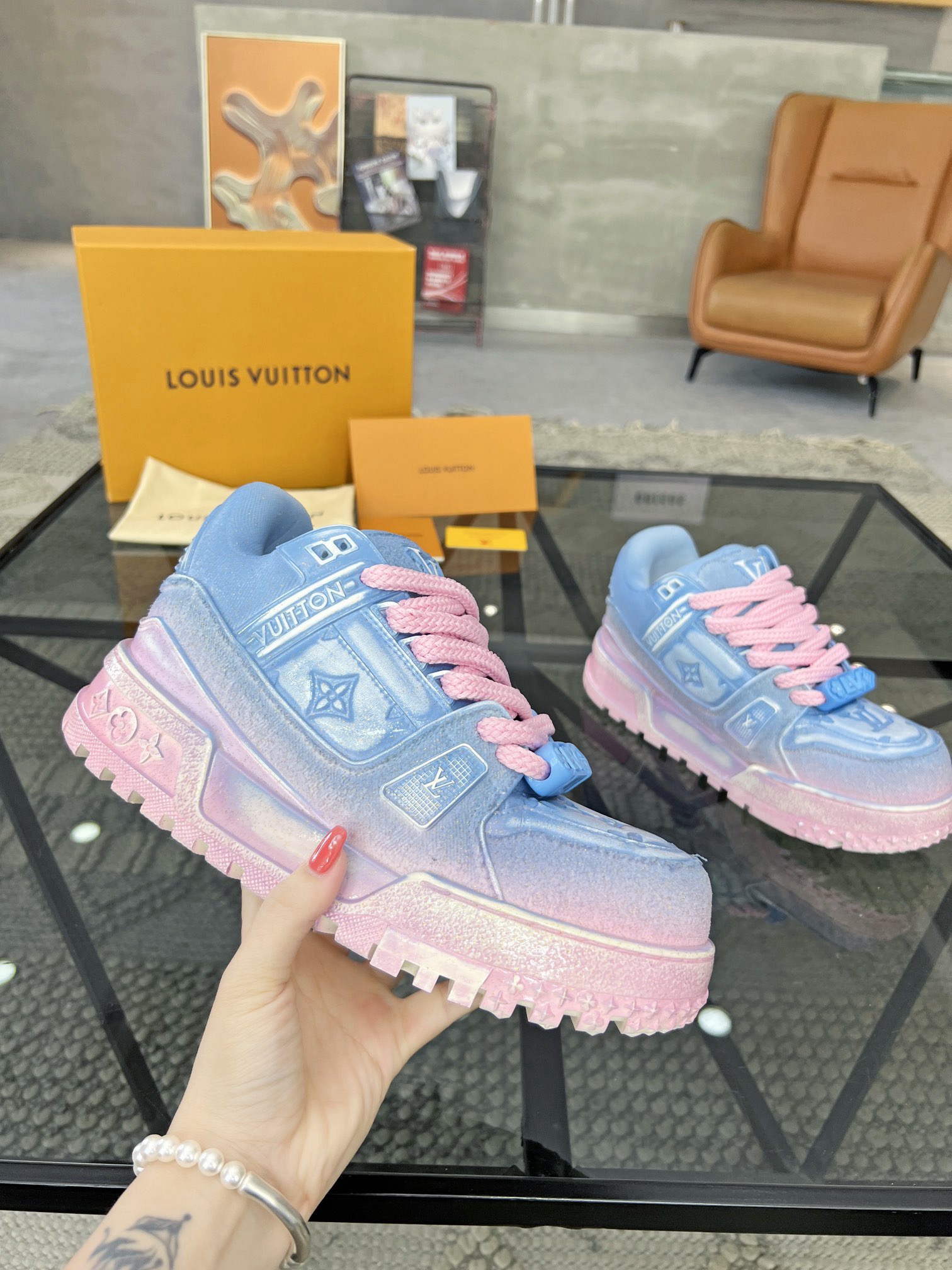 Men L*ouis V*uitton Top Sneaker L*V Shoes