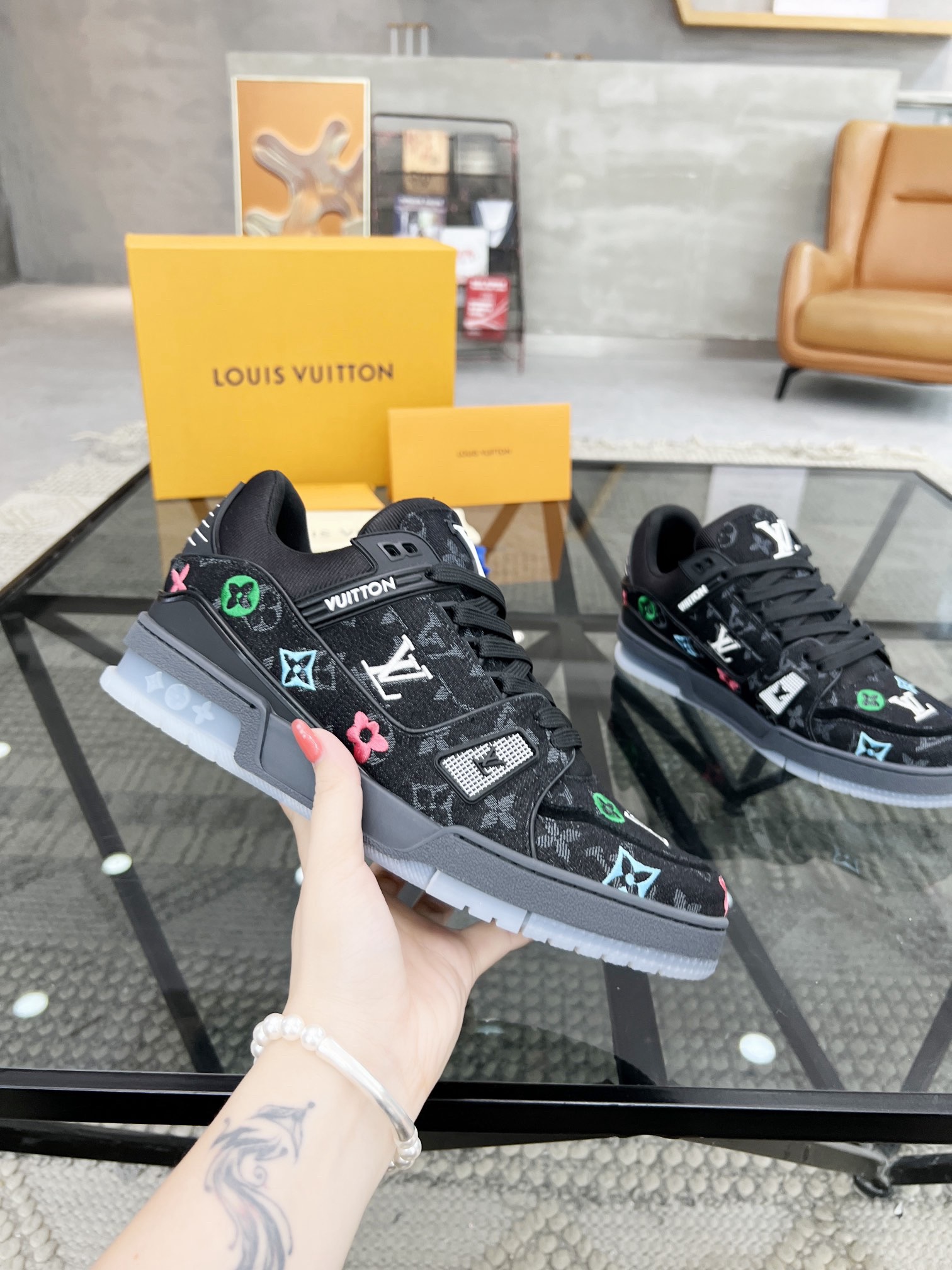 Men L*ouis V*uitton Top Sneaker L*V Shoes