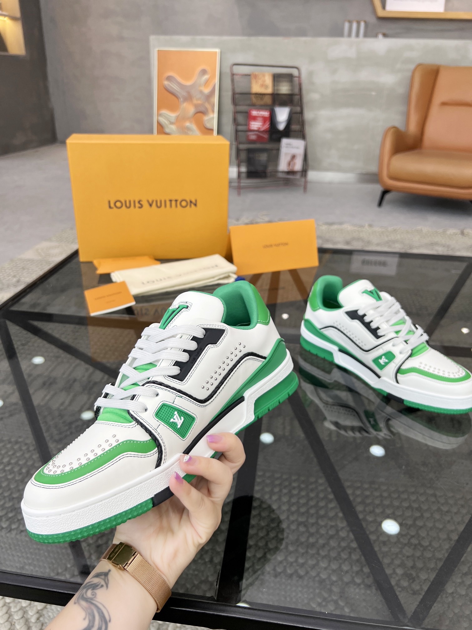 Men L*ouis V*uitton Top Sneaker L*V Shoes