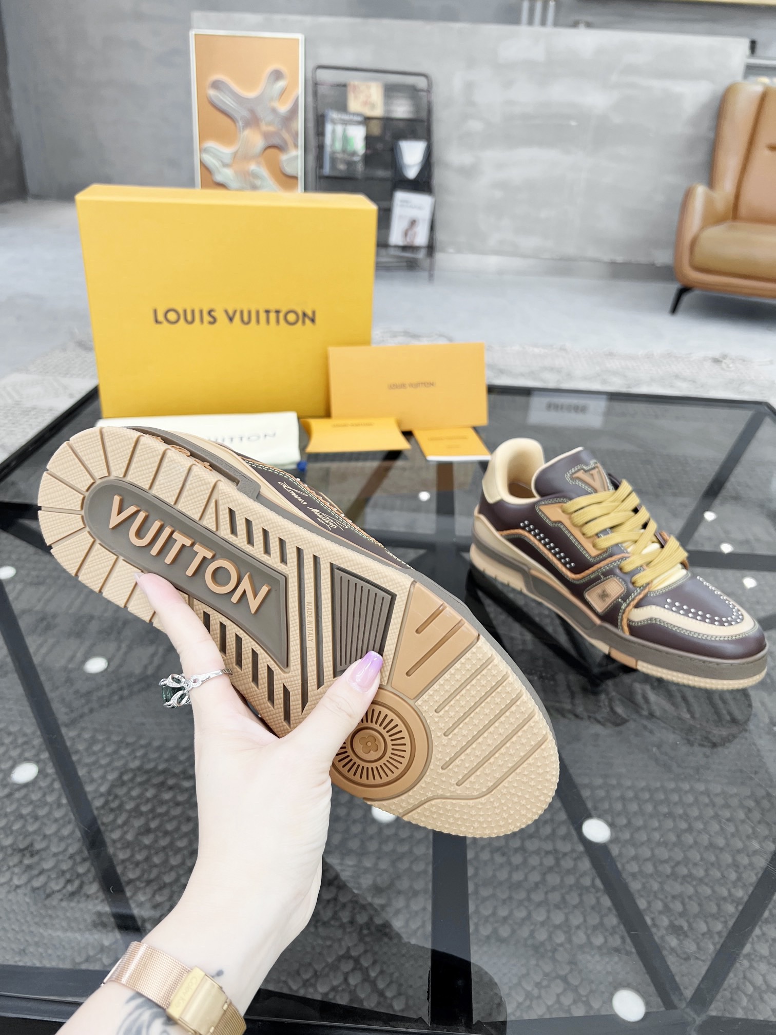 Men L*ouis V*uitton Top Sneaker L*V Shoes