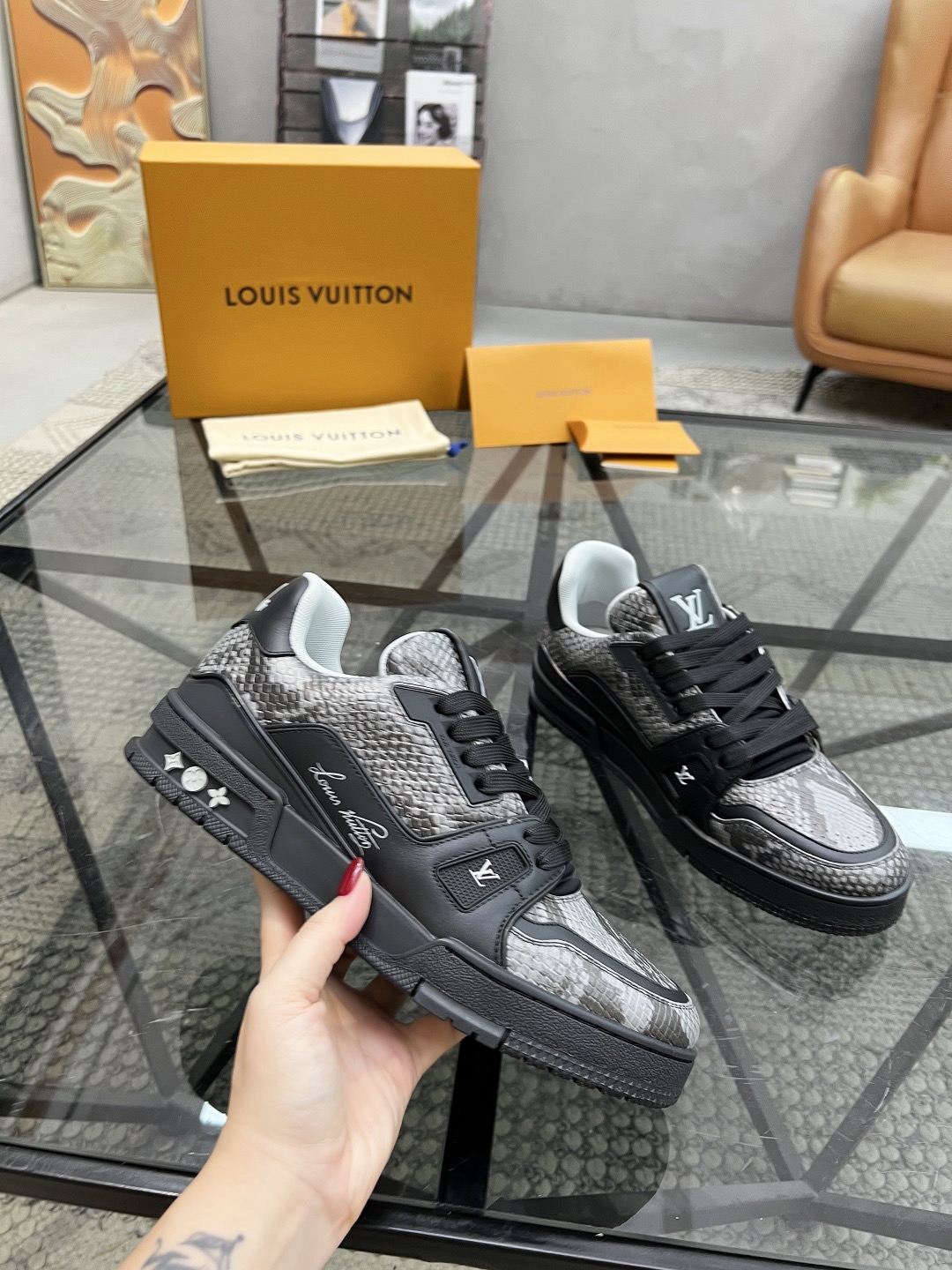 Men L*ouis V*uitton Top Sneaker L*V Shoes