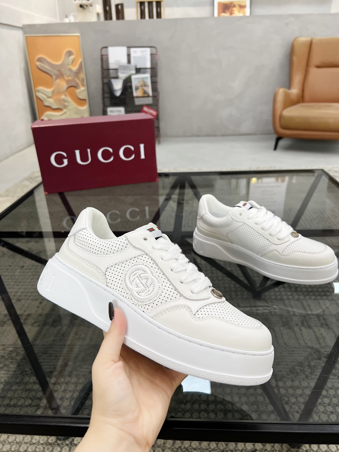Men Women G*ucci Top quality 1:1 Sneaker size 35-46