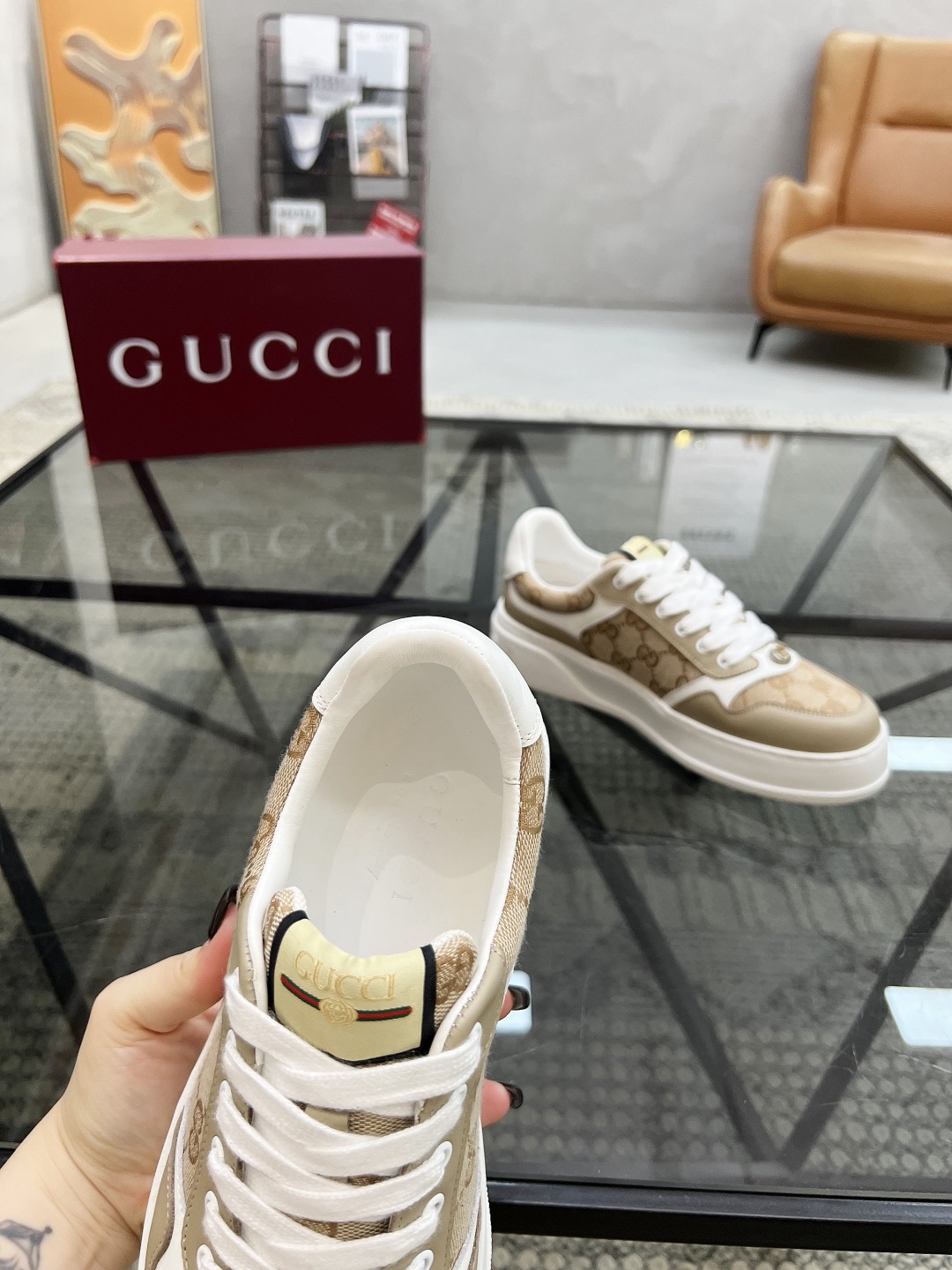 Men Women G*ucci Top quality 1:1 Sneaker size 35-46
