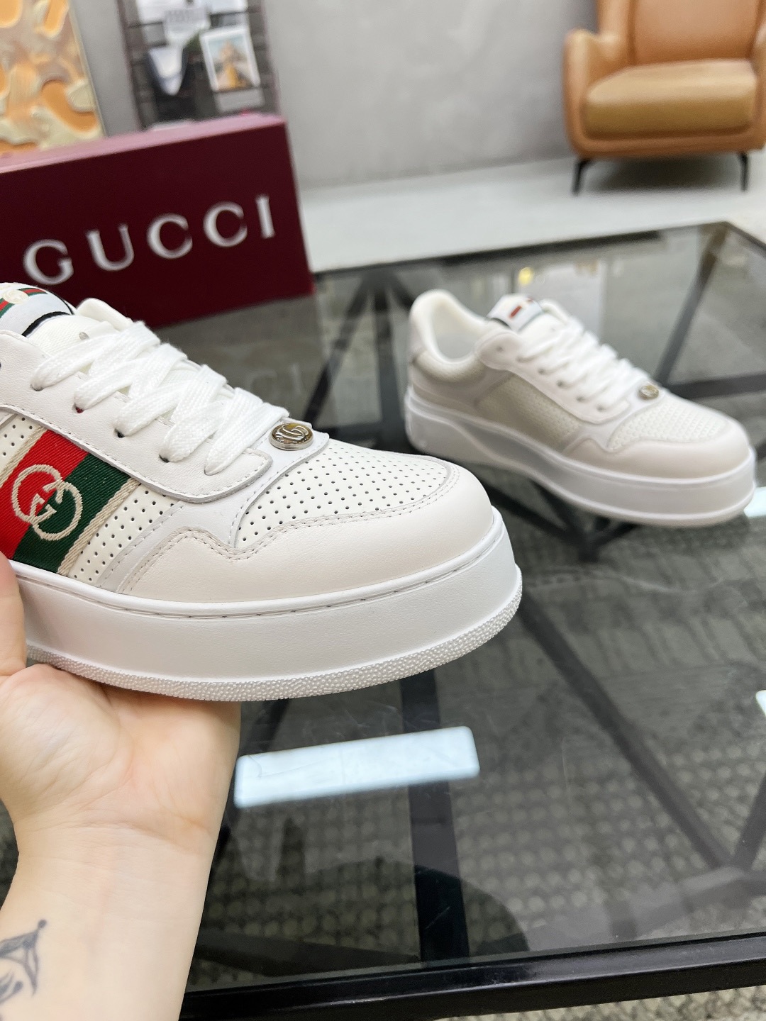 Men Women G*ucci Top quality 1:1 Sneaker size 35-46